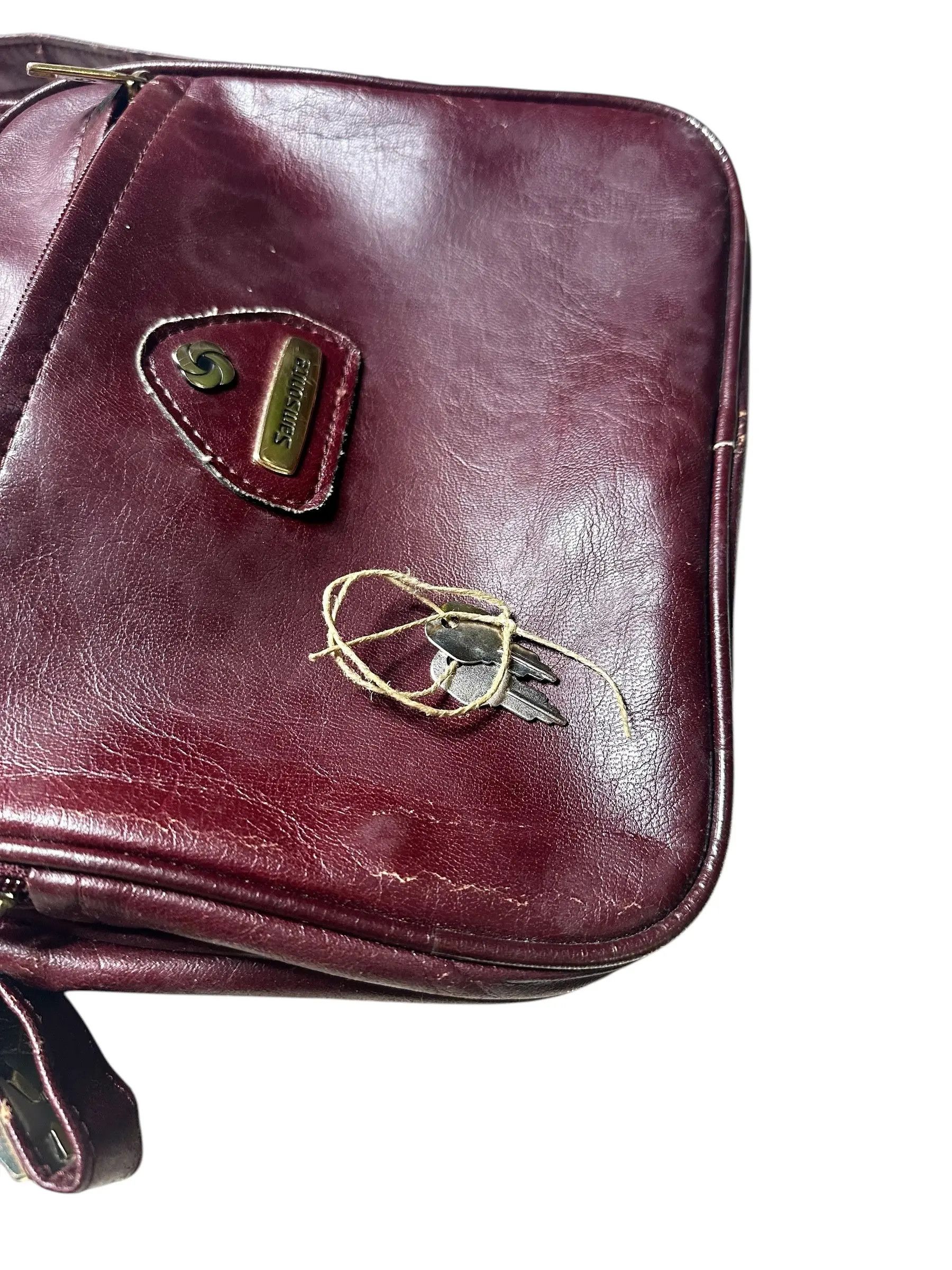 Samsonite Korean Samsonite vintage leather box military bag Size ONE SIZE - 10 Thumbnail