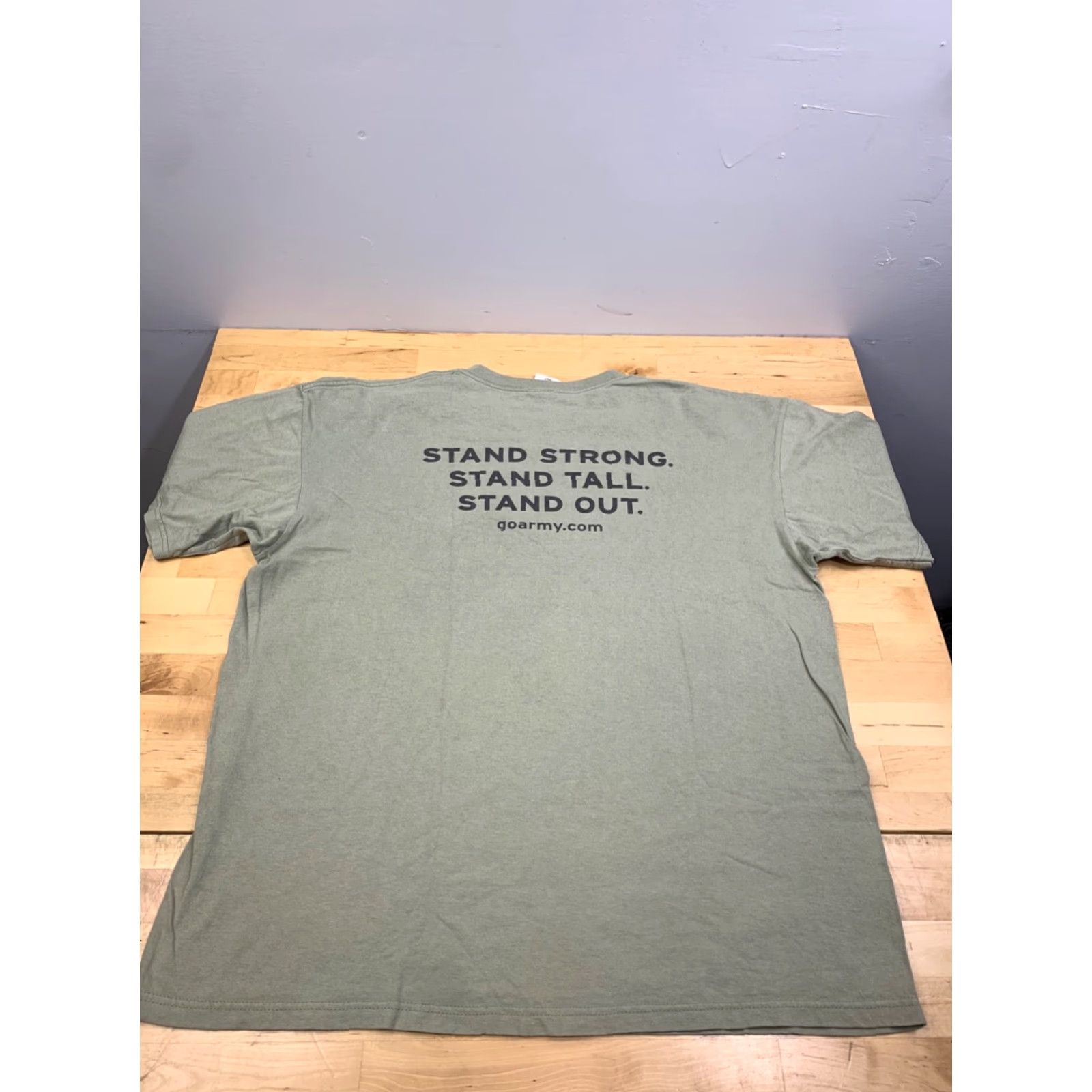 Anvil **Green Anvil Mens XL Army Shirt Stand Tall Stand Strong Regular Fit** User: **Green Anvil Mens XL Army Shirt Regular Fit Stand Tall Stand Strong** Size US XL / EU 56 / 4 - 7 Thumbnail