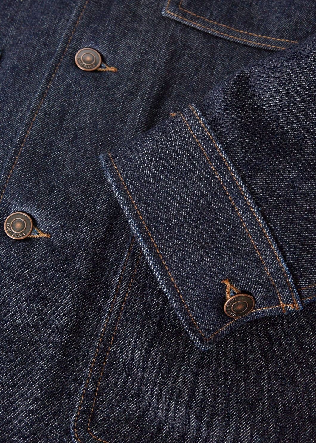 Loro Piana o1w1db10725 FAO7200 Jericho Jacket in Blue Size US M / EU 48-50 / 2 - 7 Thumbnail