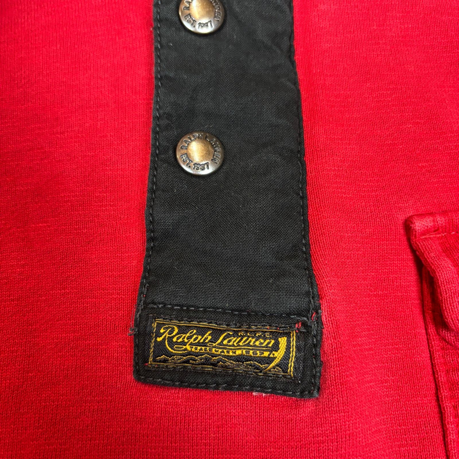 Polo Ralph Lauren VTG Polo Ralph Lauren 1/4 Zip Snap Pullover Sweatshirt S Size US S / EU 44-46 / 1 - 6 Thumbnail