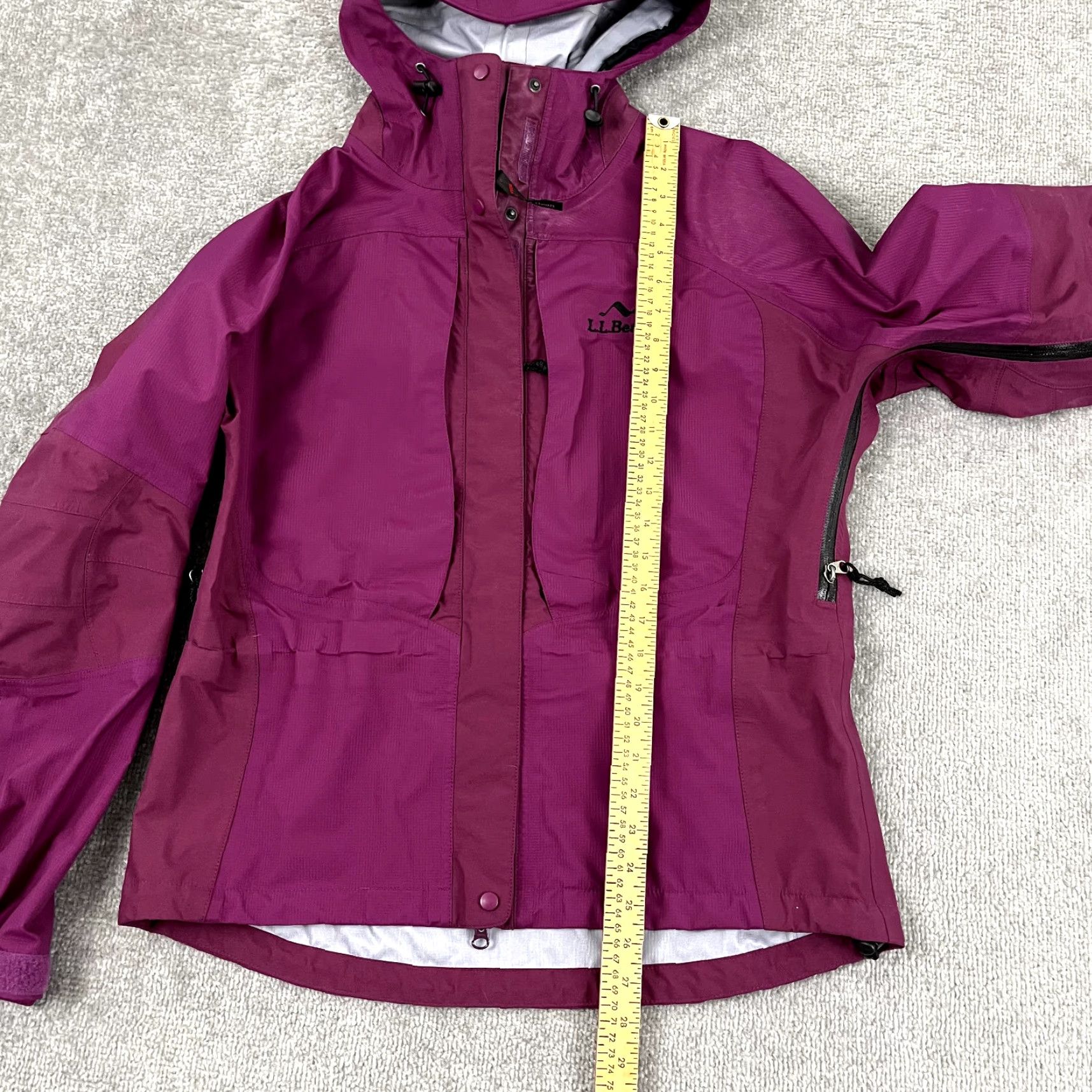 Vintage VINTAGE LL BEAN Jacket Womens Medium Goretex XCR Fuchsia Pink Rain Coat Outdoors Hiking Size M / US 6-8 / IT 42-44 - 5 Thumbnail