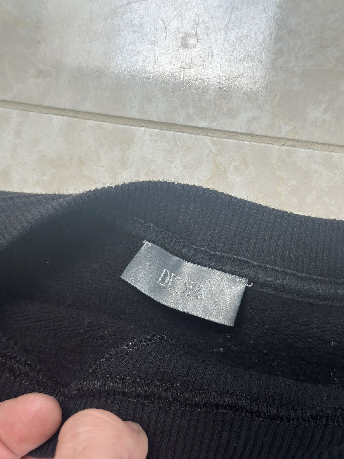 Dior Medium DIOR SS20 Daniel Arsham Faded 3D Logo Print Crewneck Size US M / EU 48-50 / 2 - 4 Thumbnail