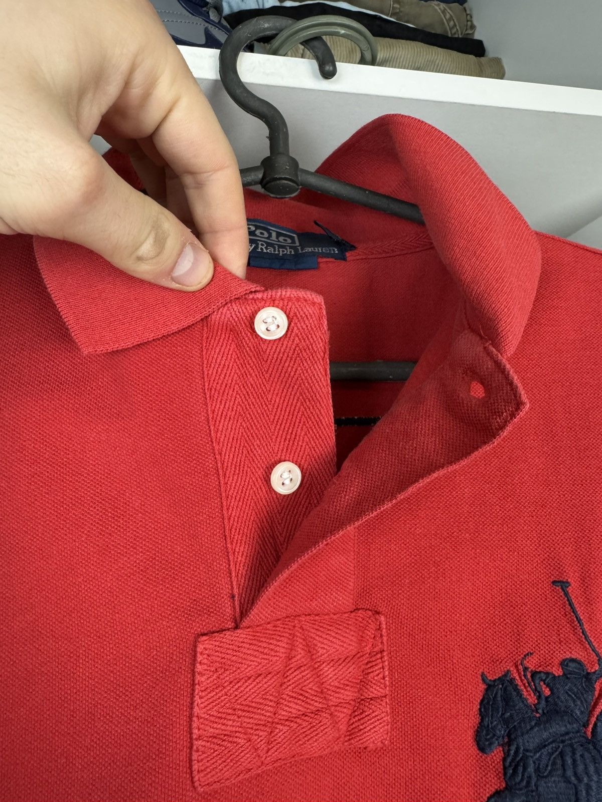 Polo Ralph Lauren Vintage Polo Ralph Lauren Big Logo Polo T-shirt Size US M / EU 48-50 / 2 - 10 Thumbnail