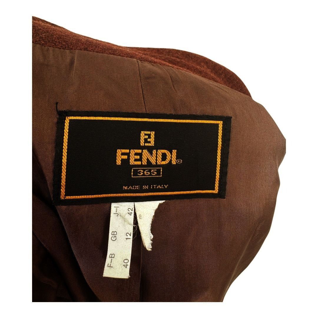 Fendi Fendi Vintage Wool Short Coat Size M / US 6-8 / IT 42-44 - 9 Thumbnail