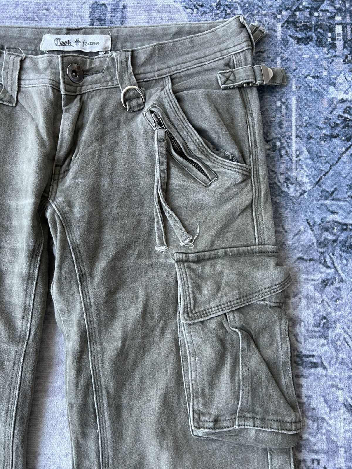 If Six Was Nine Cook & Jeans Flared Army Cargo Size 30" / US 8 / IT 44 - 8 Thumbnail