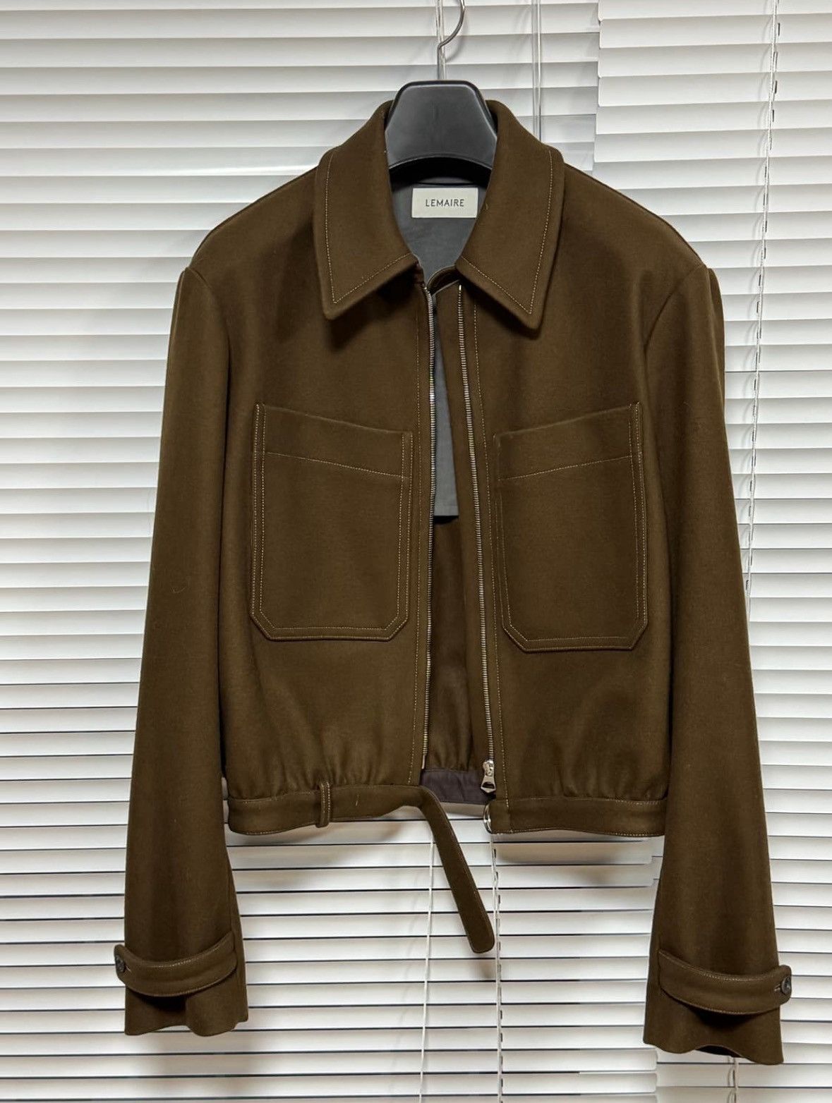 Lemaire wool blouson brown 44 size Size US S / EU 44-46 / 1 - 2 Thumbnail