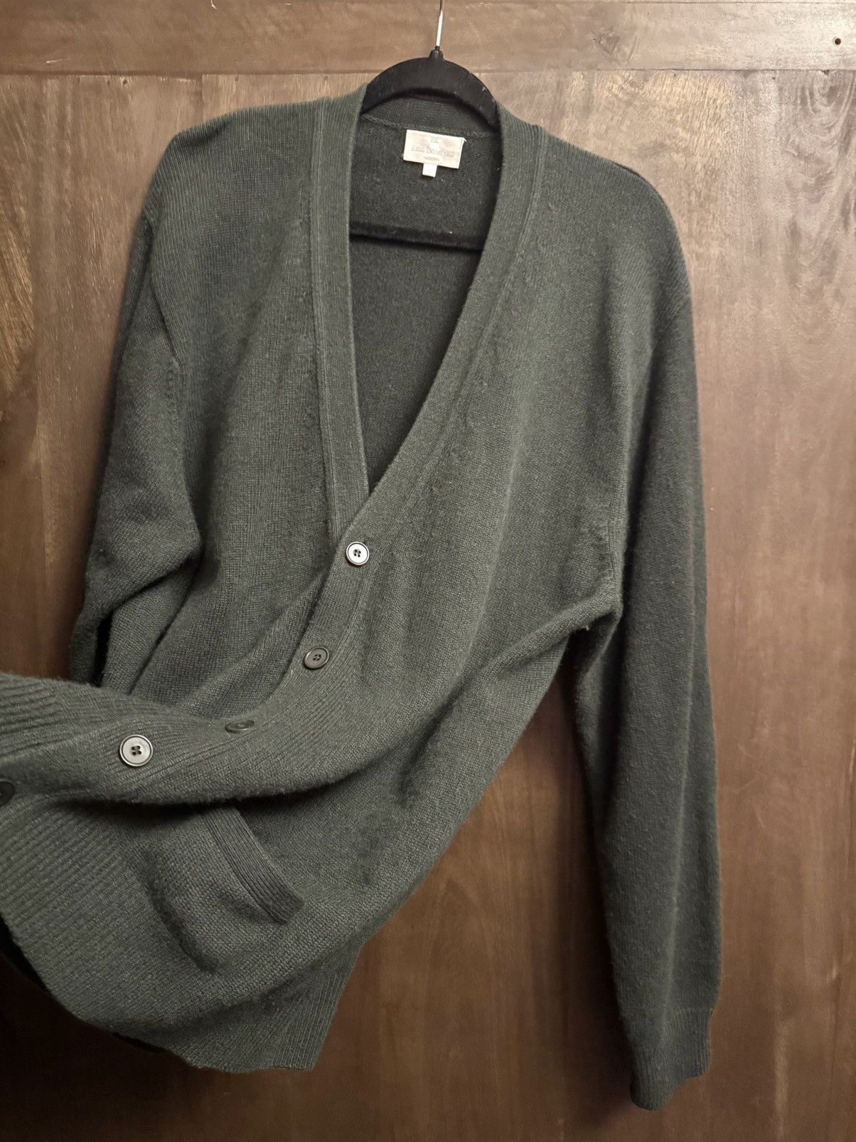 Bompard éric bompard men heavy cashmere cardigan dark green L Size US L / EU 52-54 / 3 - 6 Thumbnail