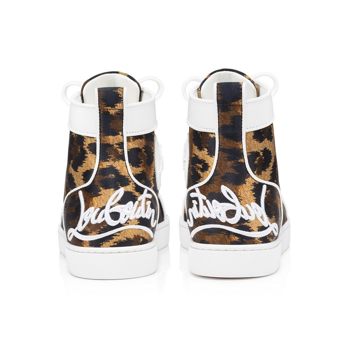 Christian Louboutin o1s1wg110924 Fun Louis Sneakers in Brown/White Size US 8 / IT 38 - 2 Thumbnail