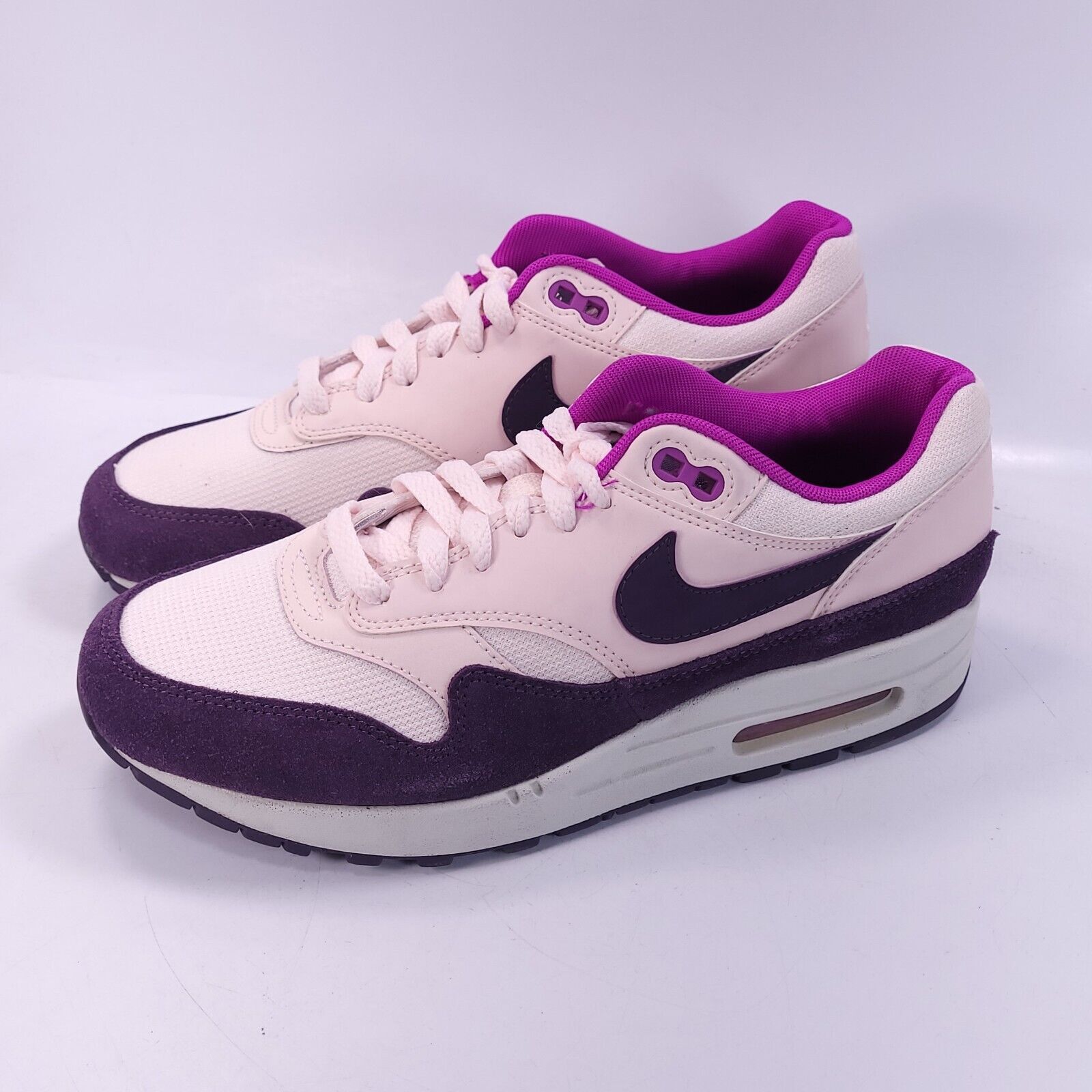 Nike Nike Air Max 1 Shoe Womens Size 8 319986-610 Pink Purple Size US 8 / IT 38 - 1 Thumbnail
