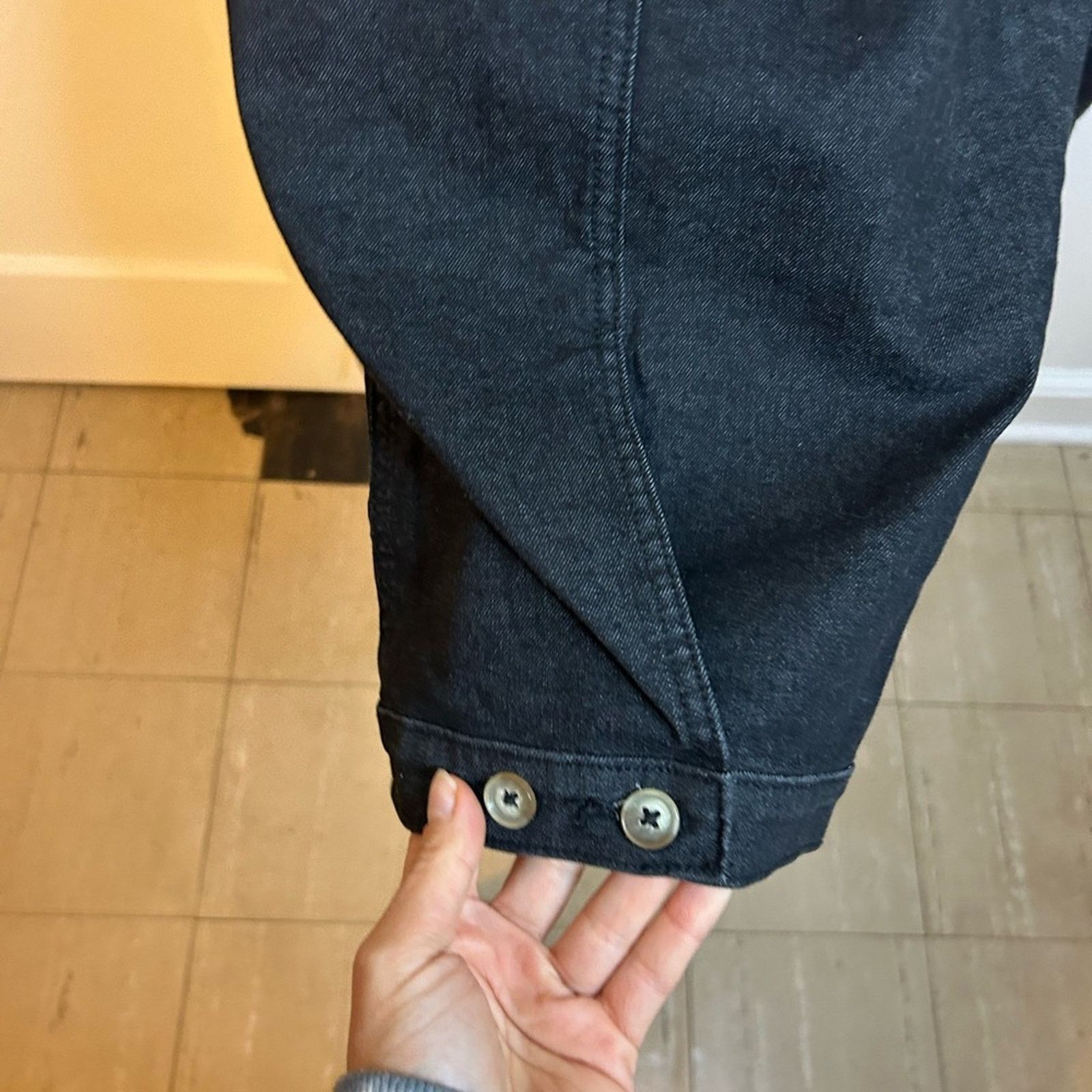 Other Nwt Lane Bryant Black Denim Straight Leg Cargo Pants Size 42" / US 20 - 8 Thumbnail