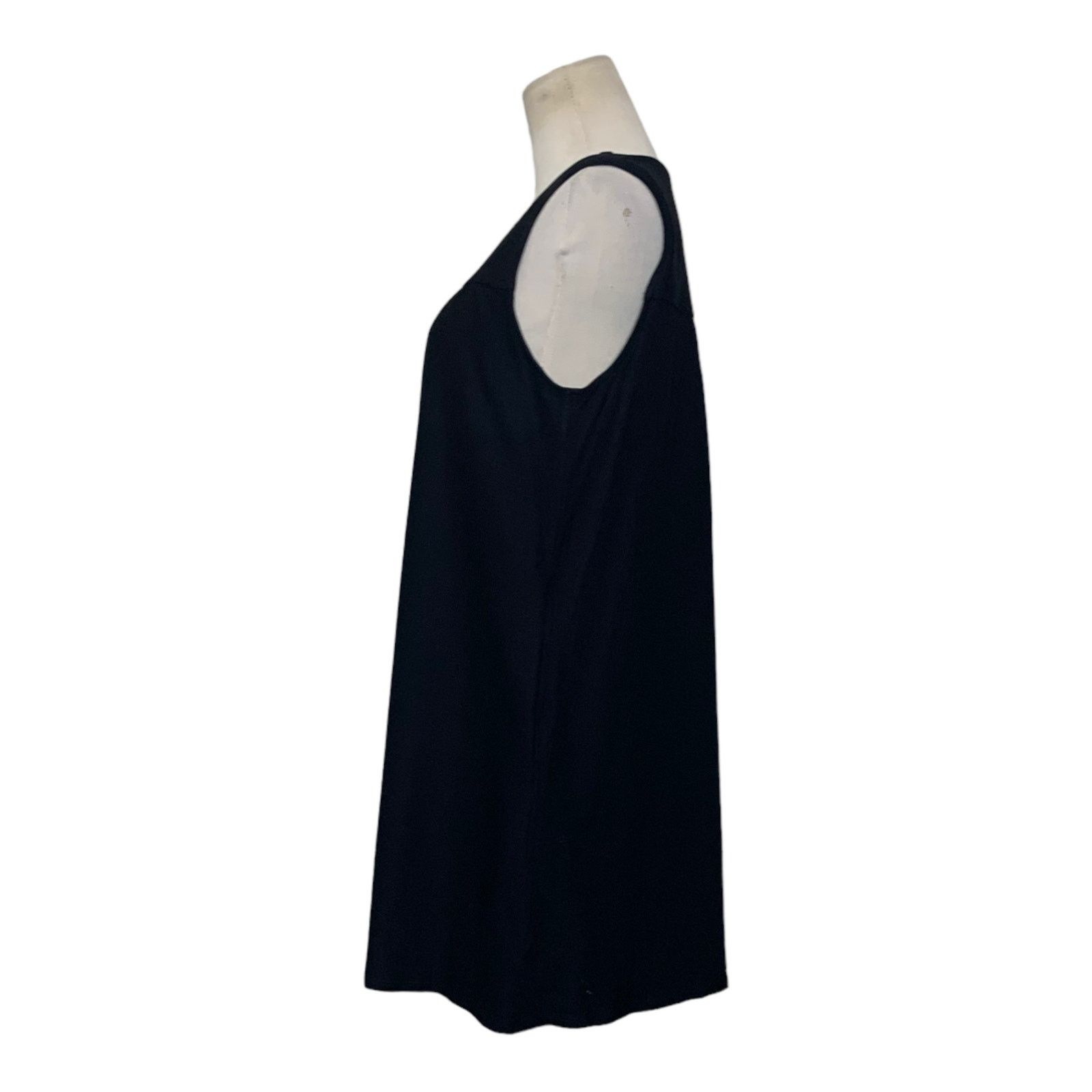 Eileen Fisher Eileen Fisher black sleeveless mini dress size M Size M / US 6-8 / IT 42-44 - 7 Thumbnail