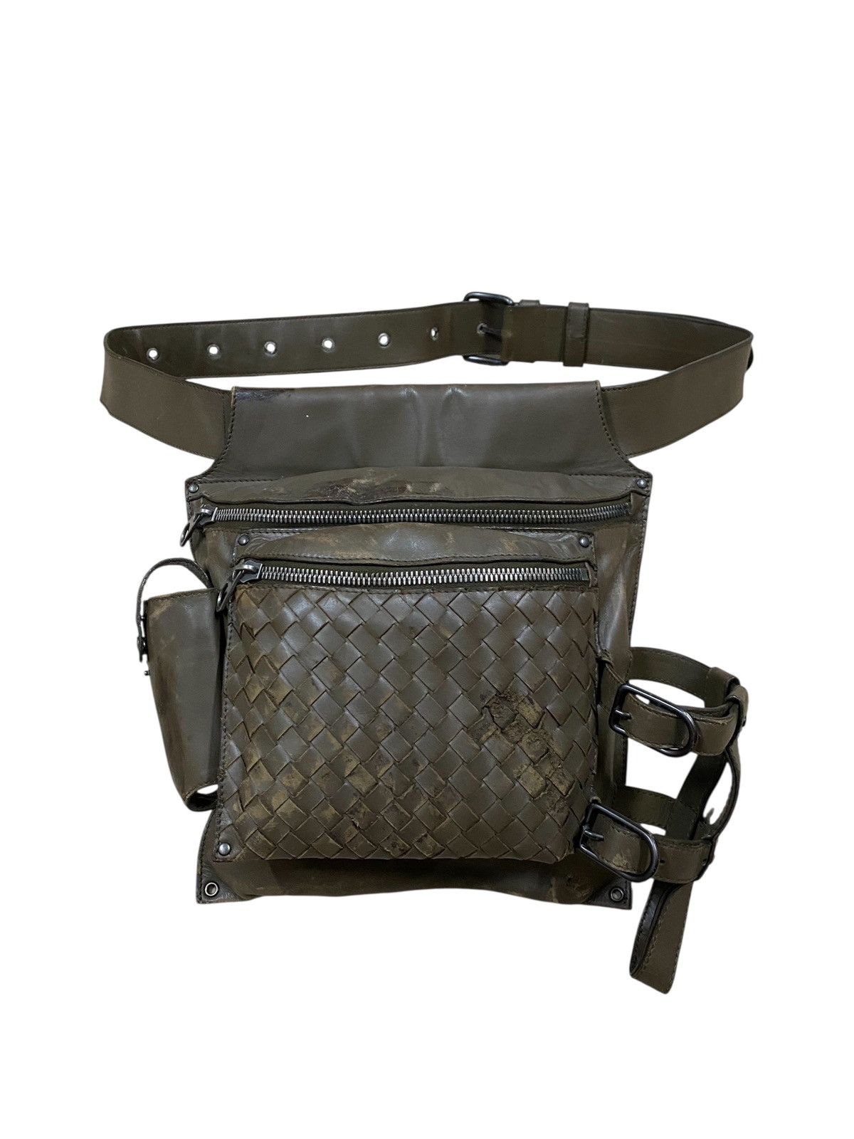 Bottega Veneta Bottega Vannetta tactical leather waist bag Size ONE SIZE - 1 Thumbnail
