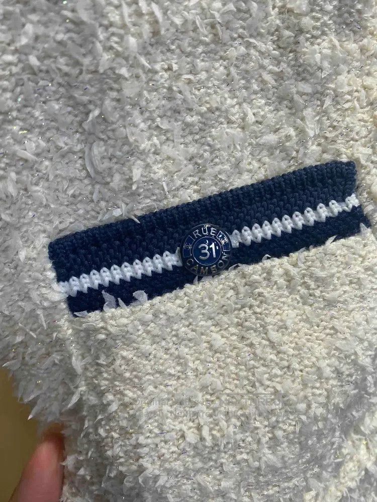 Chanel Chanel 19p blue and white four-pocket glitter dress Size XS / US 0-2 / IT 36-38 - 2 Thumbnail