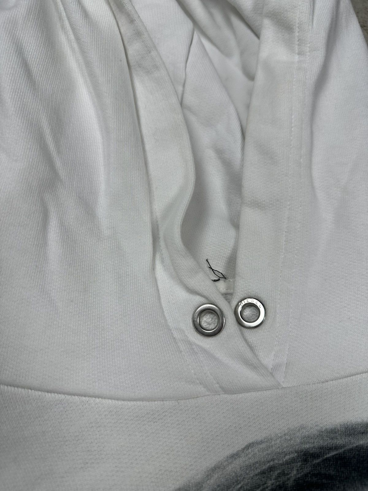 Diesel × Japanese Brand Diesel Psycho Archive Rave White Hoodie rare Size US M / EU 48-50 / 2 - 11 Thumbnail