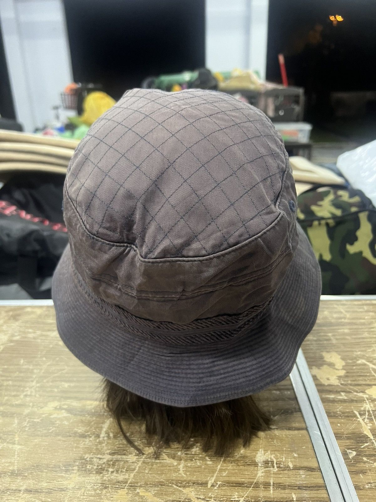 Lyle & Scott × Vintage THRASHED FADED BUCKET HAT Size ONE SIZE - 3 Thumbnail