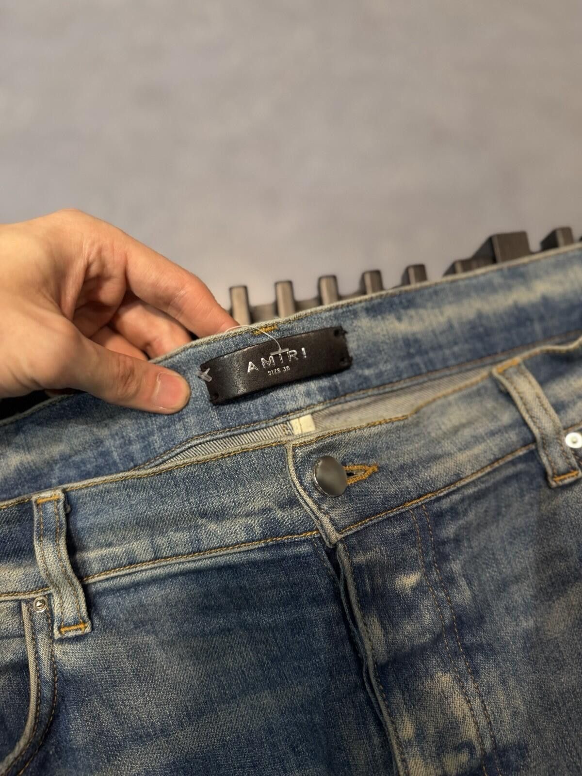 Amiri Size 38 - Amiri Blue MX1 Blue Patch Jeans 100% Authentic Size US 38 / EU 54 - 8 Thumbnail