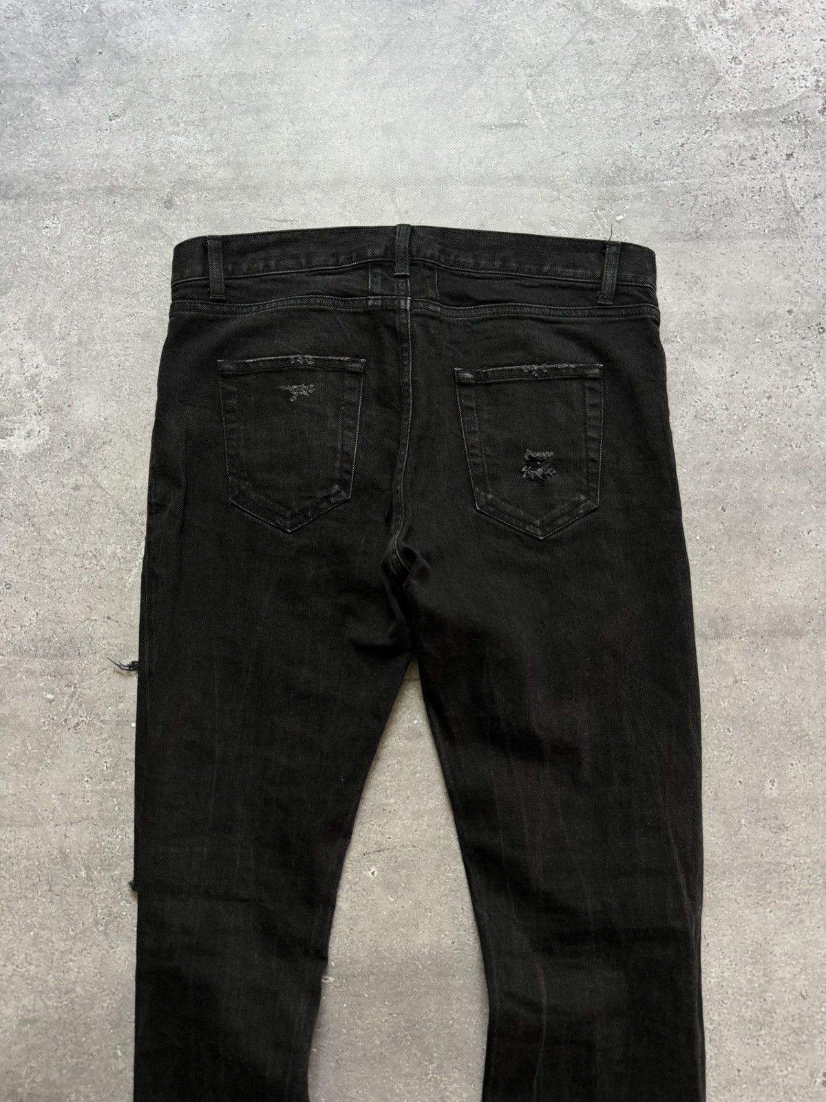 Saint Laurent Paris Saint Laurent 2015 D02 Japan Slim Distressed Jeans Pants Size US 31 - 12 Thumbnail