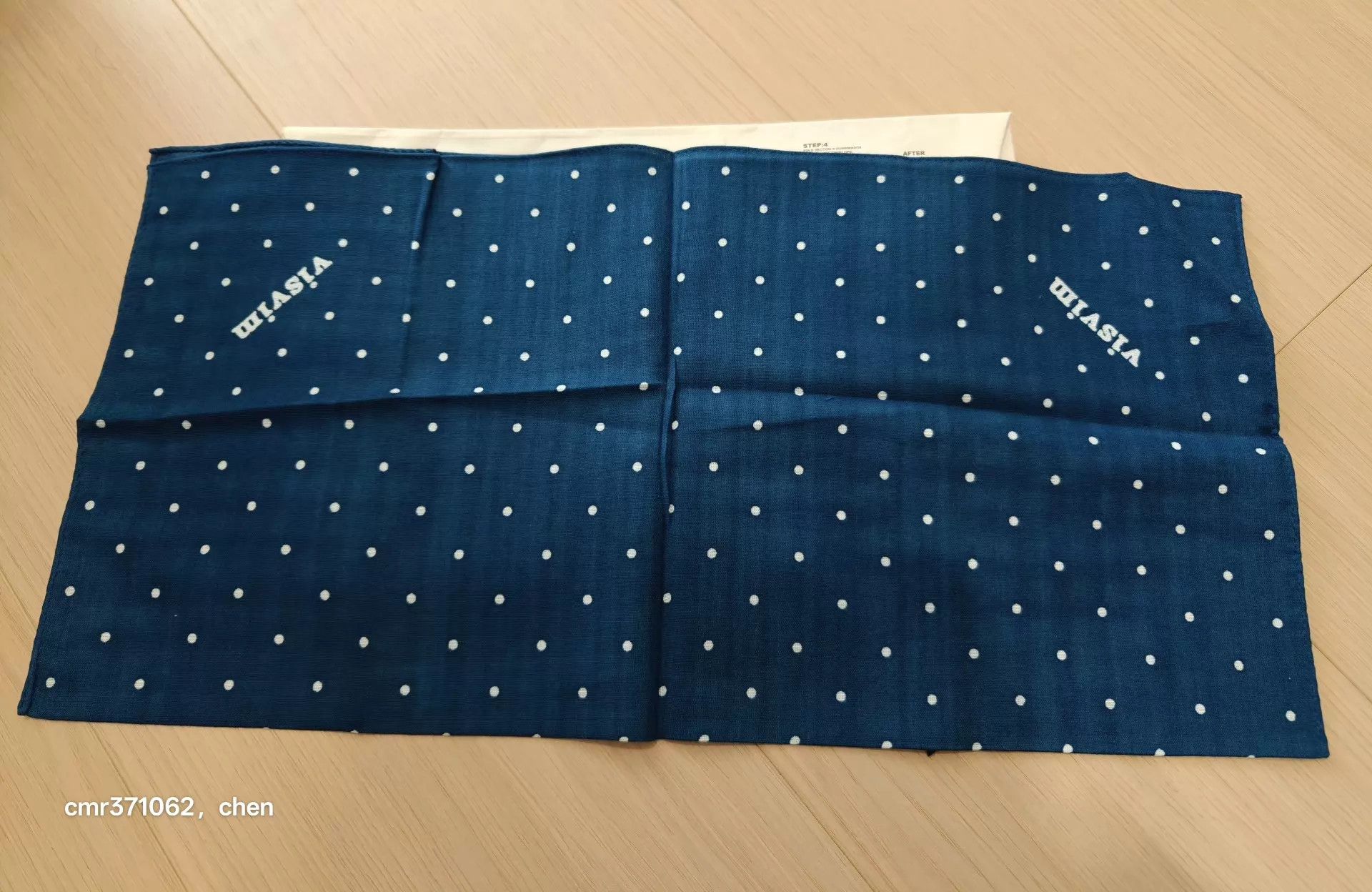 Visvim visvim bandana dots blue indigo vintage 50x50cm Size ONE SIZE - 4 Thumbnail