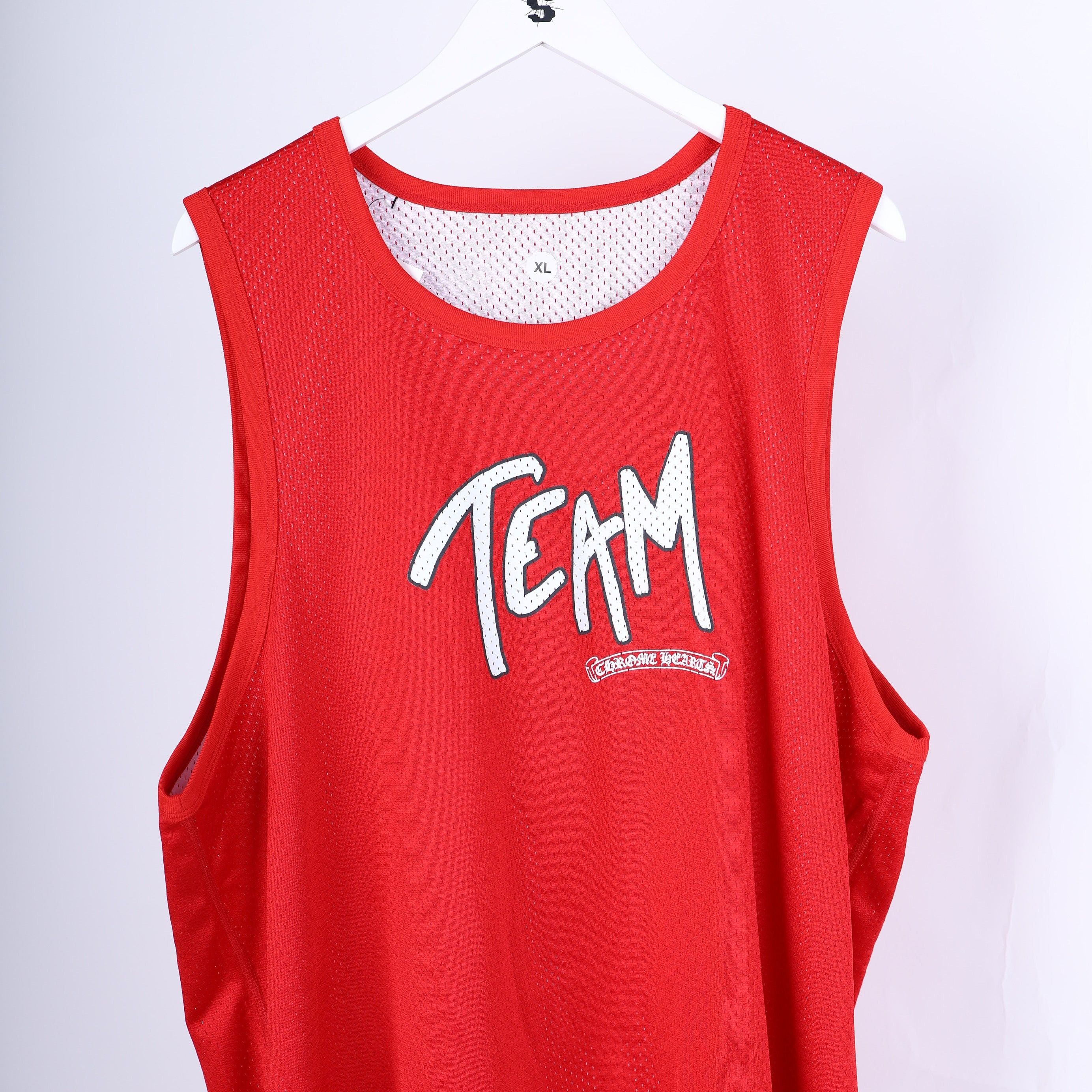 Chrome Hearts RED MESH 'FORM' CH TEAM STADIUM TANK TOP JERSEY MATTY BOY Size US XL / EU 56 / 4 - 5 Thumbnail