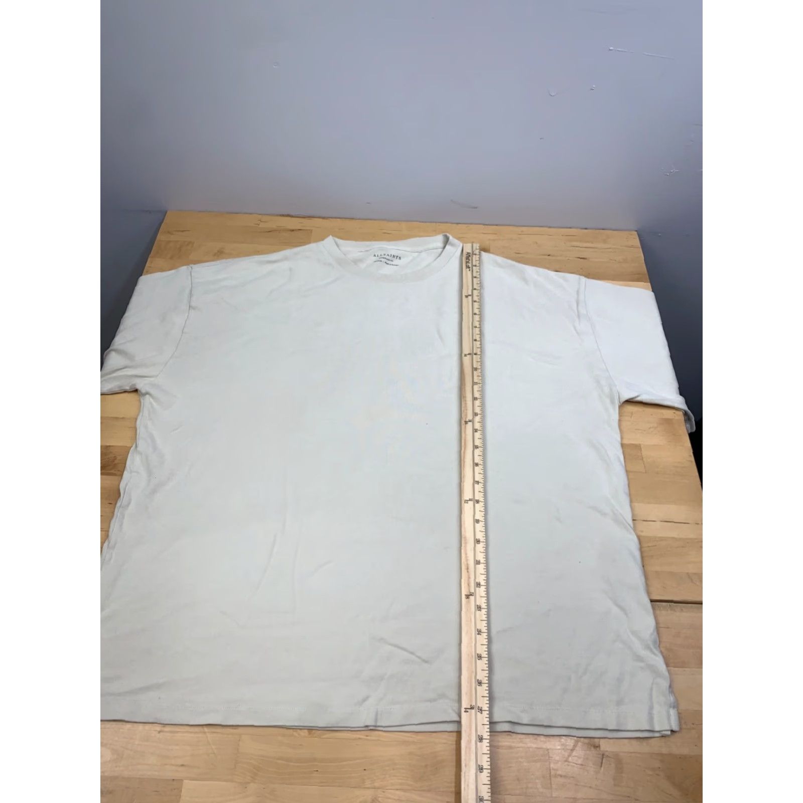Allsaints AllSaints T-Shirt Mens M Beige Oversized Crew Neck Short Sleeve Vintage: No, Regular Fit, Cotton, 12136 Size US M / EU 48-50 / 2 - 3 Thumbnail