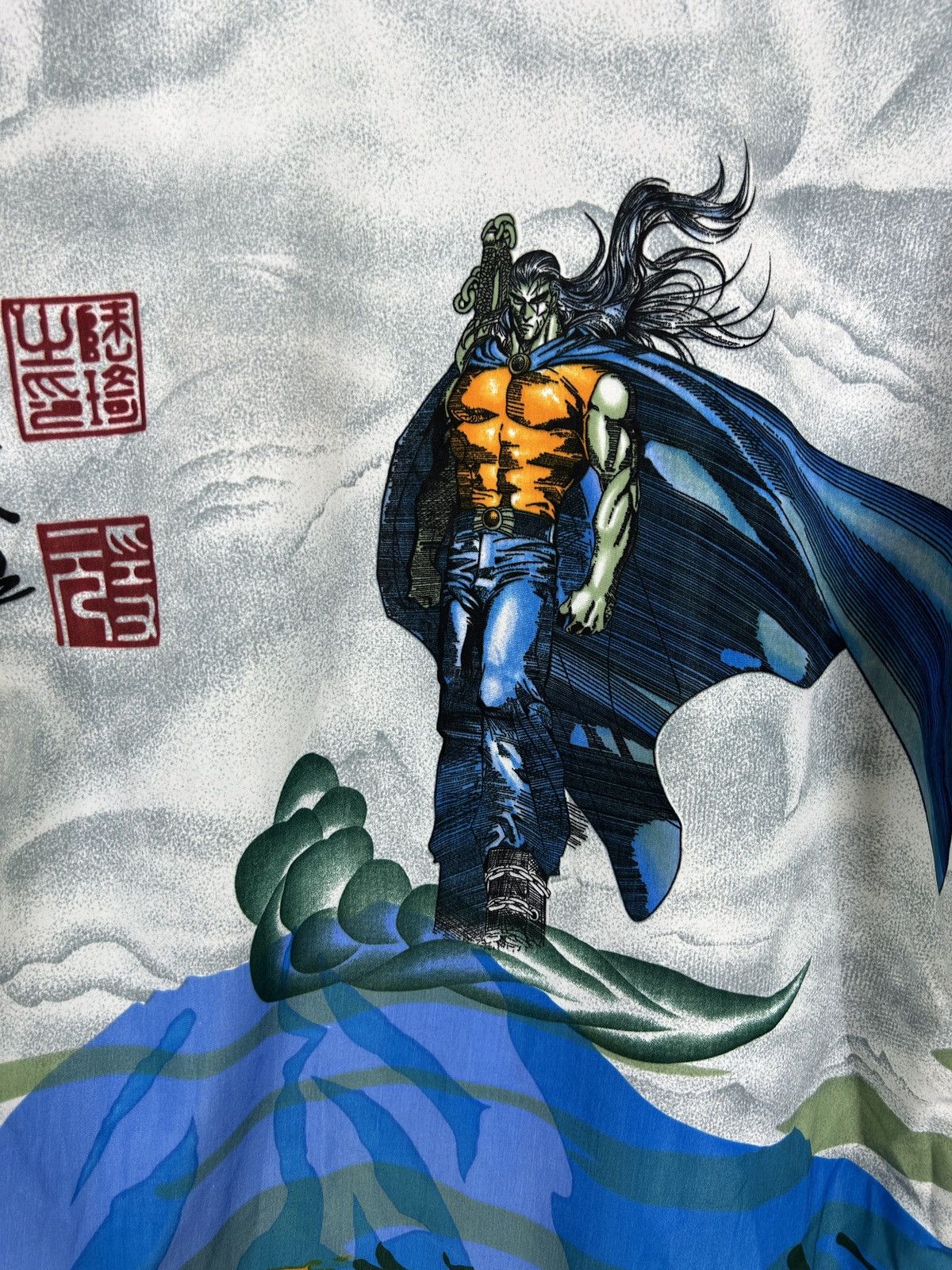 Anime 00s Vintage Anime Like Berserk AOP Crazy Design Shirt Size US XL / EU 56 / 4 - 6 Thumbnail