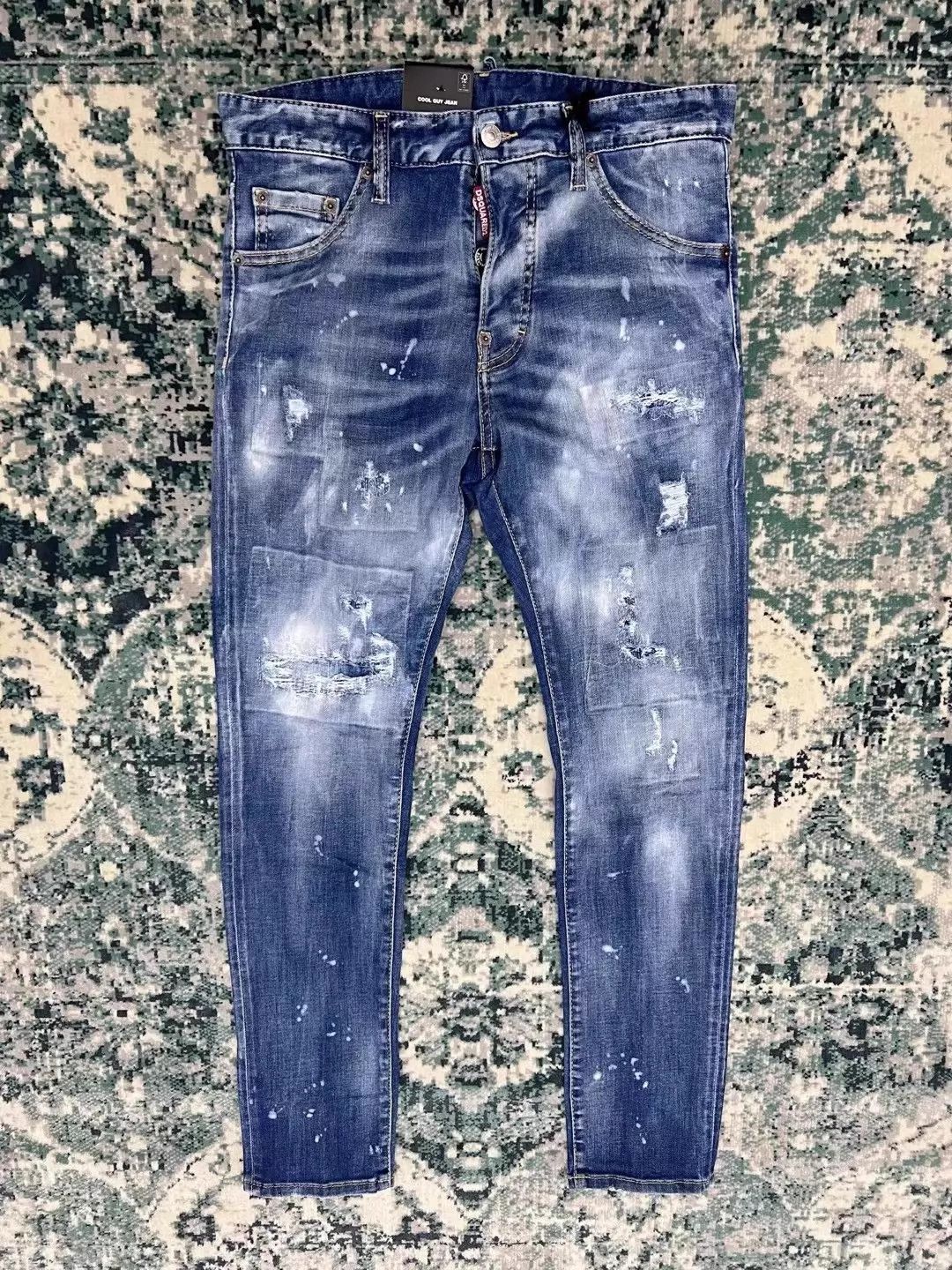 Dsquared2 Dsquared2 COOL GUY Light Wash Slim Mid-Rise Jeans Size US 28 / EU 44 - 1 Thumbnail