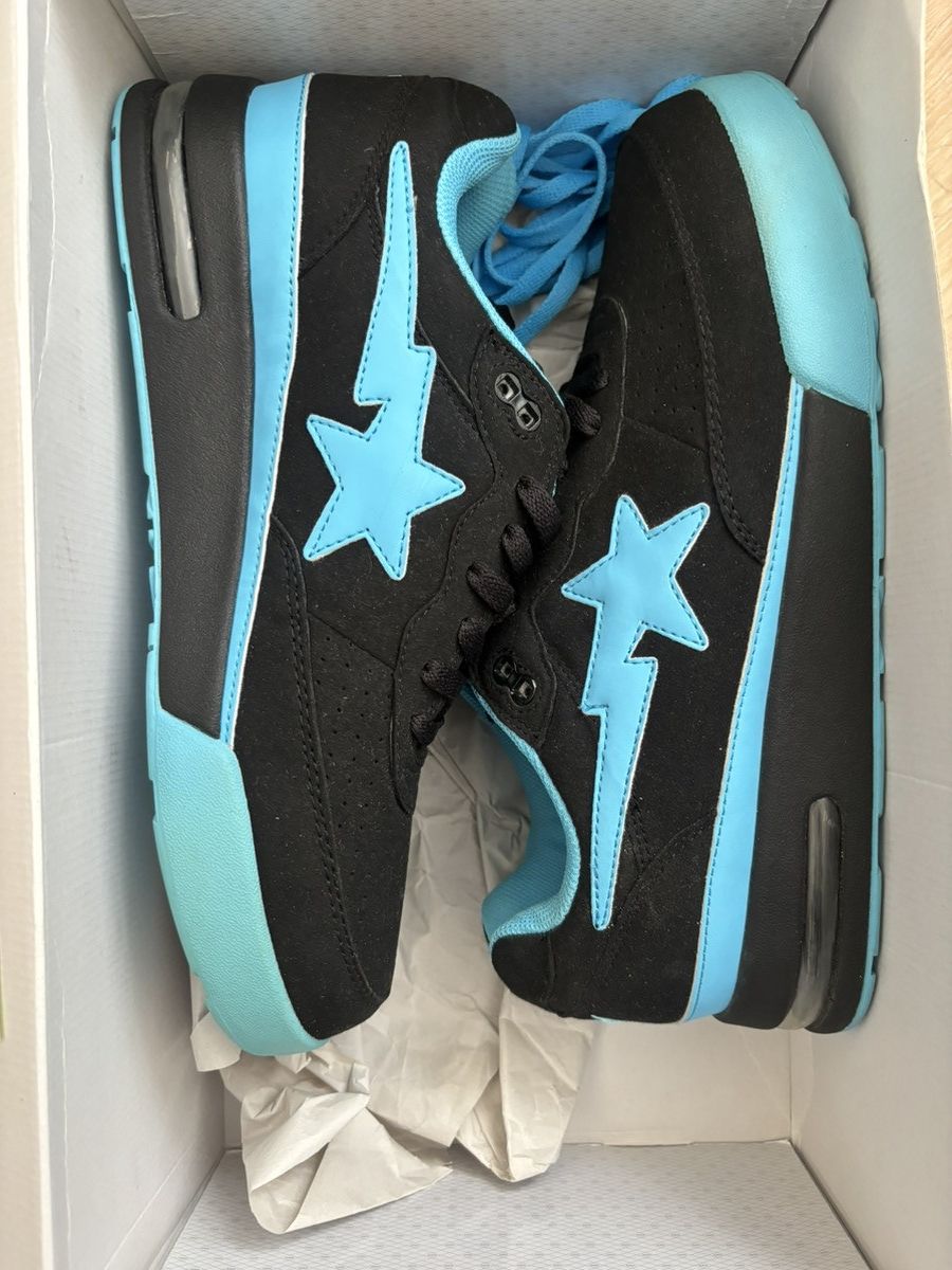 Bape Bape RoadSta M1 Low 'Blue Black' Size US 9 / EU 42 - 4 Thumbnail