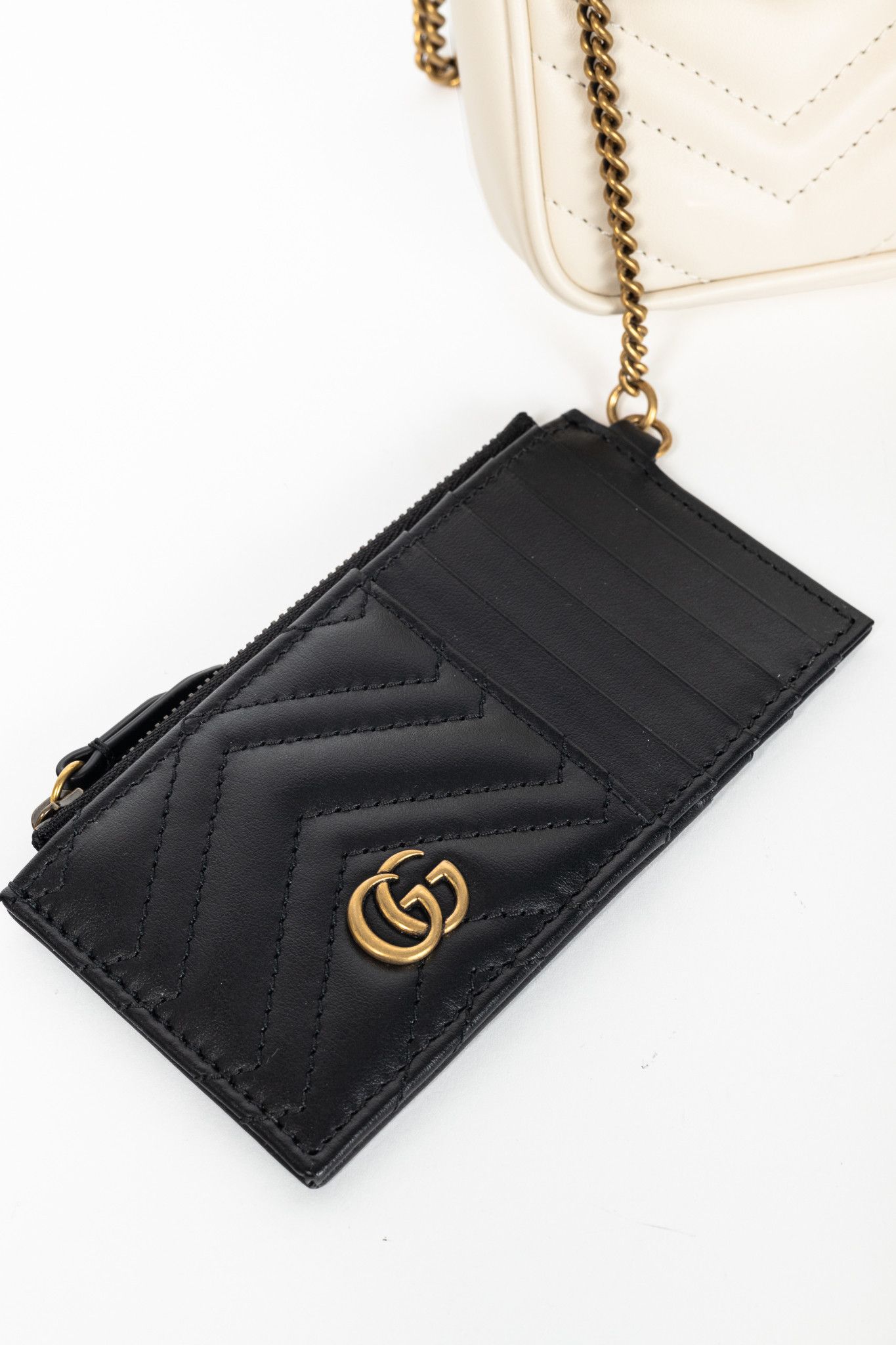 Gucci Gucci GG Marmont Matelasse Chevron Small Shoulder Bag Size ONE SIZE - 10 Thumbnail