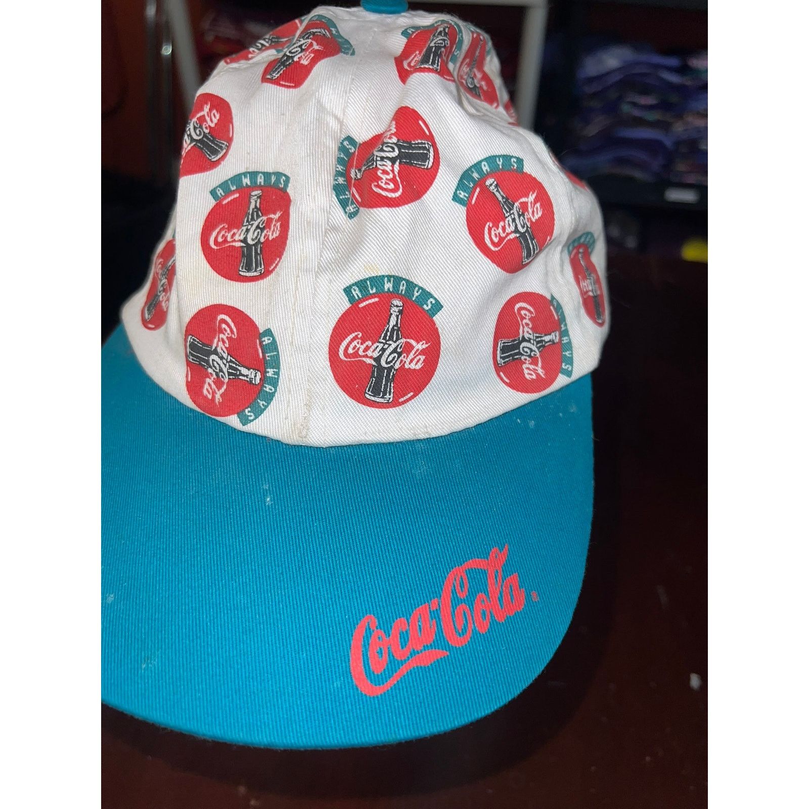 Coca Cola Vintage Coca-Cola Hat Always Coca Cola Coke Soda Cap Size ONE SIZE - 3 Thumbnail