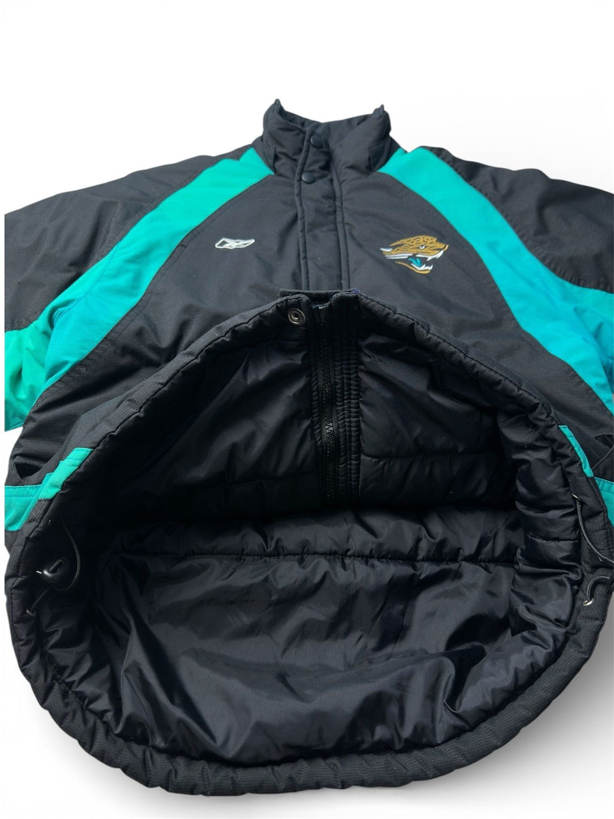 Reebok Vintage Reebok NFL Jacksonville Jaguars Puffer Jacket Size US L / EU 52-54 / 3 - 4 Thumbnail