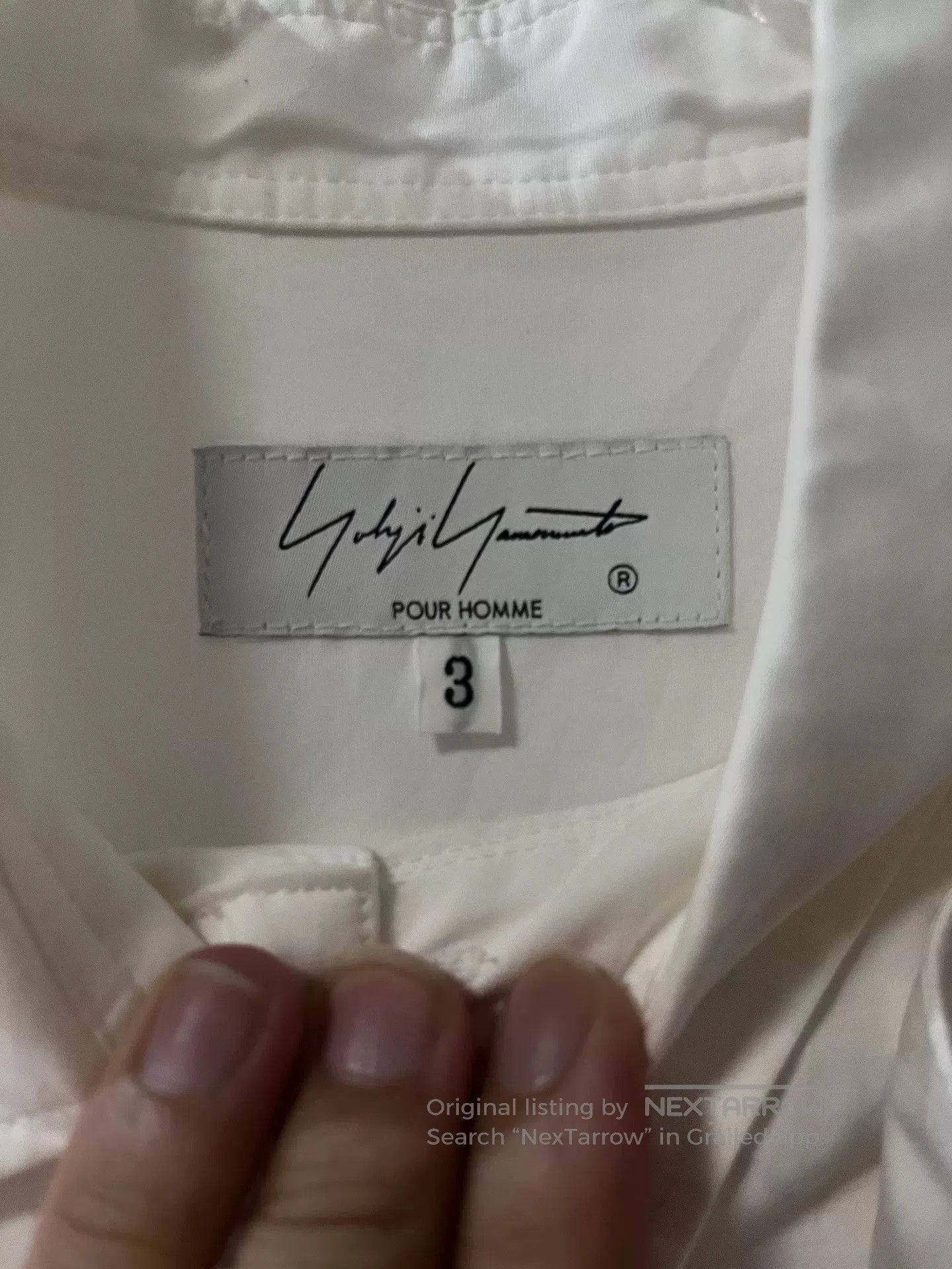 Yohji Yamamoto Yohji Yamamoto Hand-Painted Portrait Shirt. Size L / US 10 / IT 46 - 5 Thumbnail