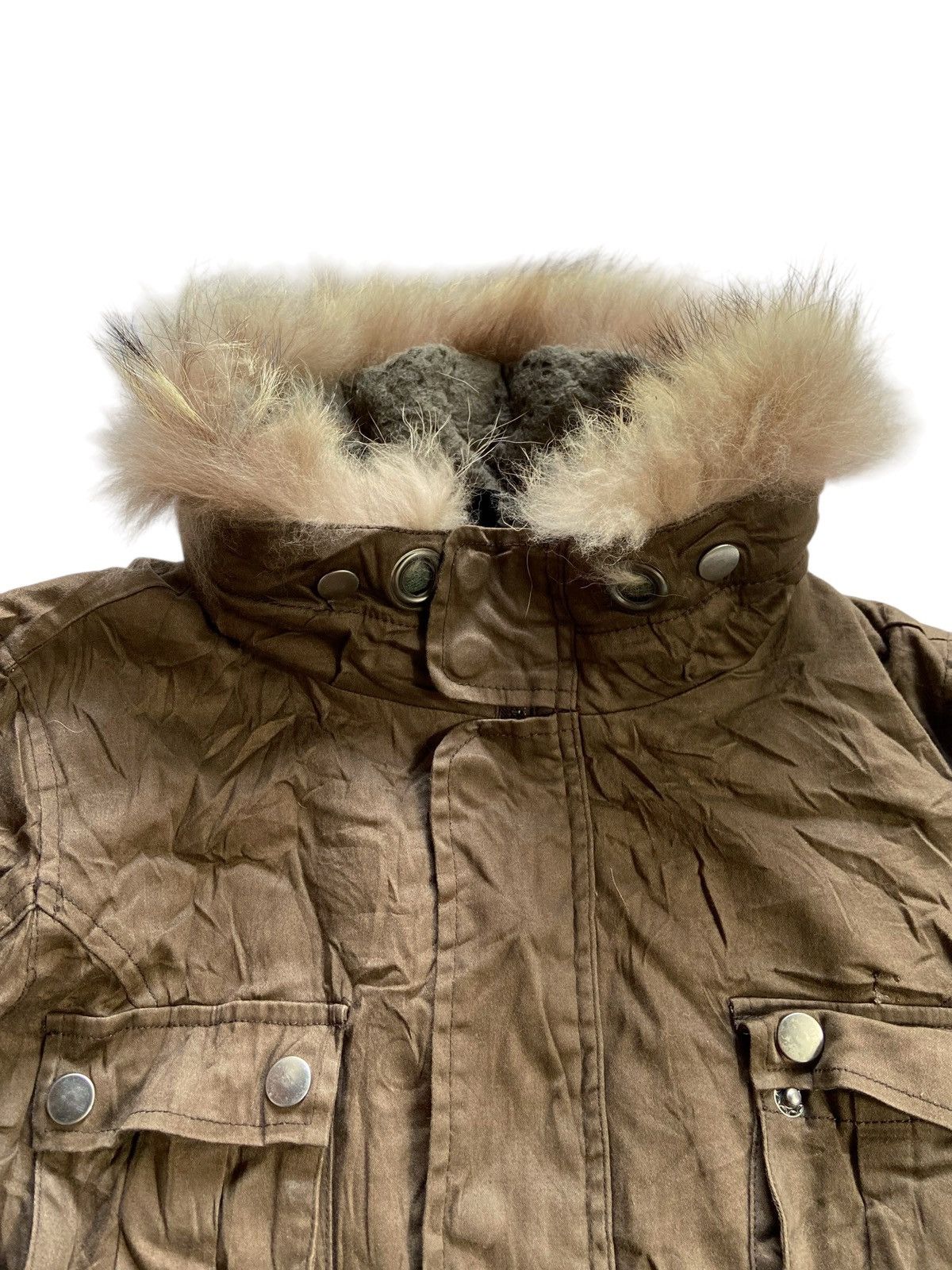 Japanese Brand JAPANESE BONDAGE SPLENDEUR FUR MULTI POCKET PUNK JACKET Size US S / EU 44-46 / 1 - 11 Thumbnail