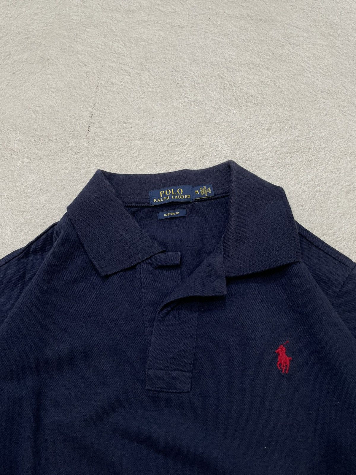 RRL Ralph Lauren 2000s Polo RL Long Polo Shirt Navy Hysteric Ifsix y’s Size US M / EU 48-50 / 2 - 3 Thumbnail