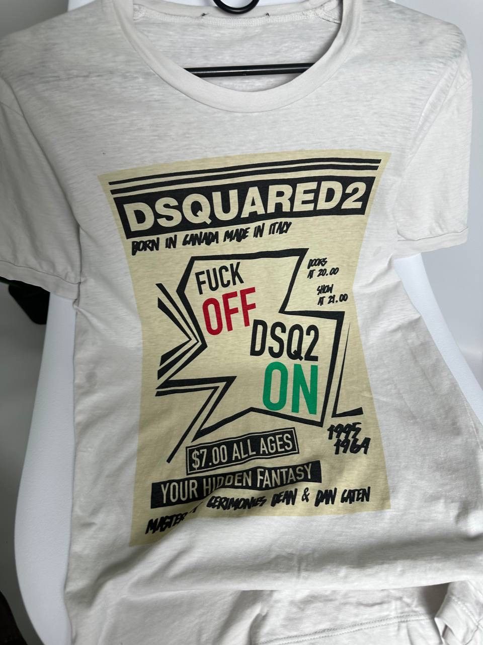 Designer × Dsquared2 Dsquared2 Your Hidden Fantasy Graphic Tee Size US M / EU 48-50 / 2 - 4 Thumbnail