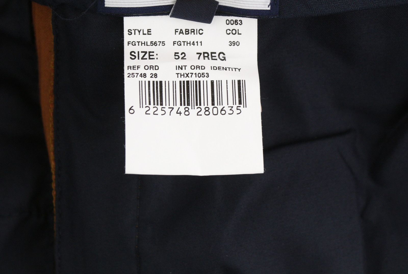 Tommy Hilfiger ROCK VELVET LARDINI W35 Corduroy Pleated Leg Trousers 85364 Size US 35 - 9 Thumbnail
