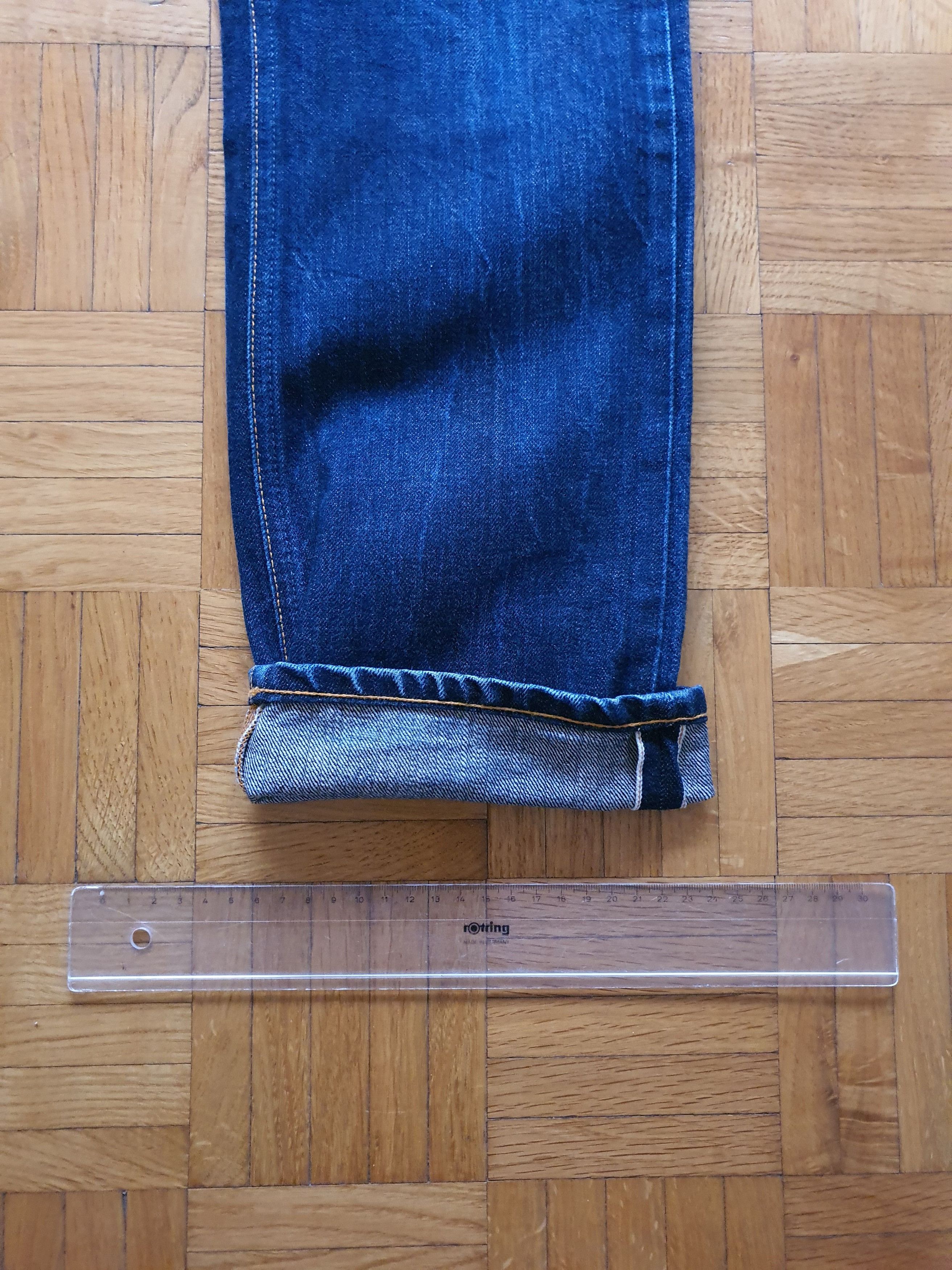 Nudie Jeans GRIM TIM DRY SELVAGE (NJ4087) - Selvedge Jeans - W33 Size US 33 - 13 Thumbnail
