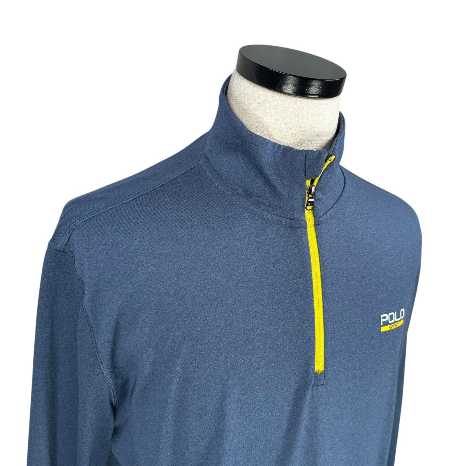 Other Polo Sport Ralph Lauren 1/4 Zip Pullover Mens Large Blue Top Size US L / EU 52-54 / 3 - 2 Thumbnail