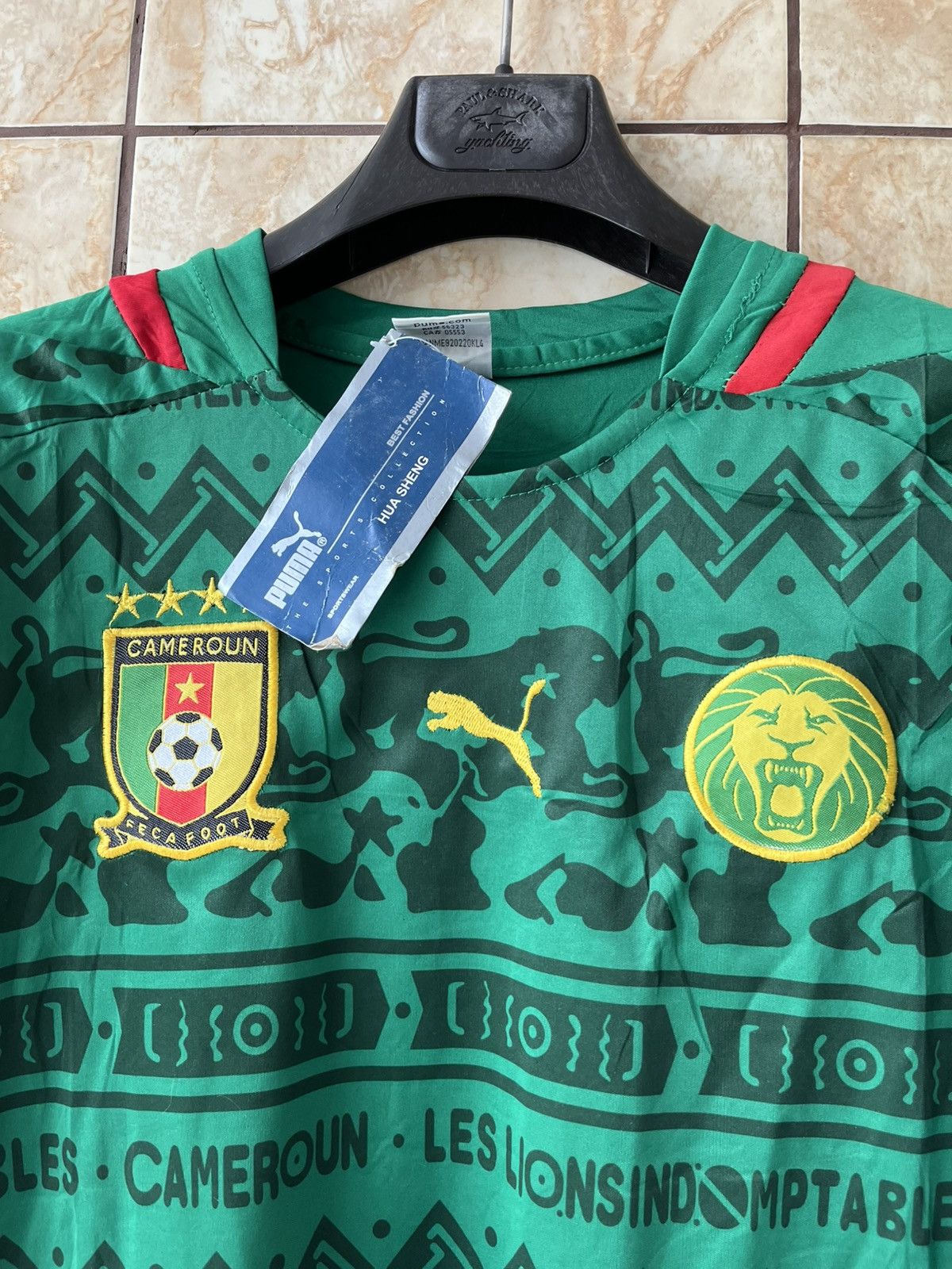Puma Puma Cameroun World cup soccer jersey Size US S / EU 44-46 / 1 - 3 Thumbnail
