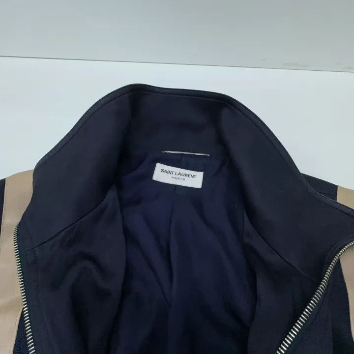 Saint Laurent Color-block Logo Embroidered Jacket-2507