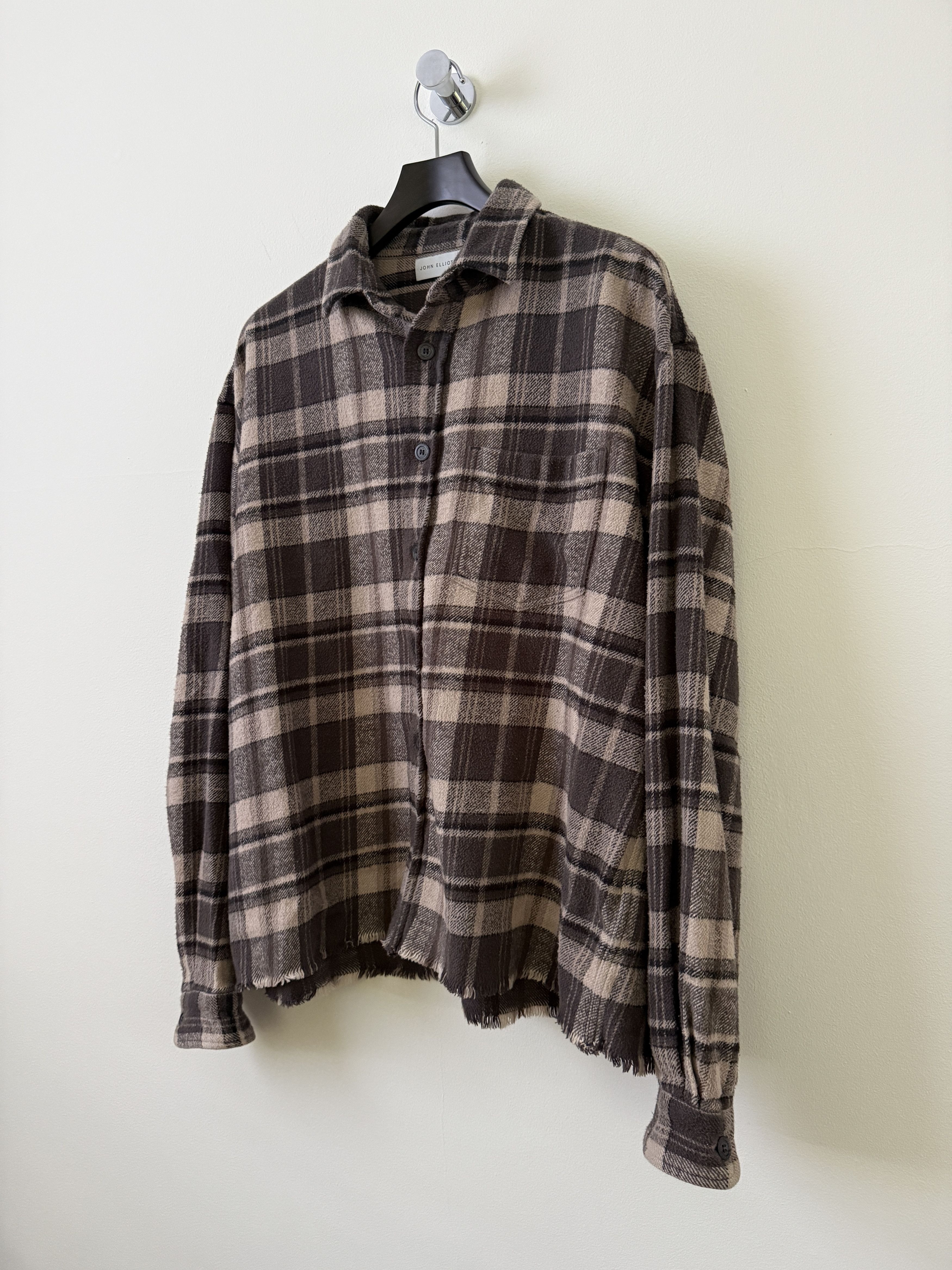 John Elliott Hemi Oversized Flannel Shirt / Lagoon Check Size US M / EU 48-50 / 2 - 7 Thumbnail