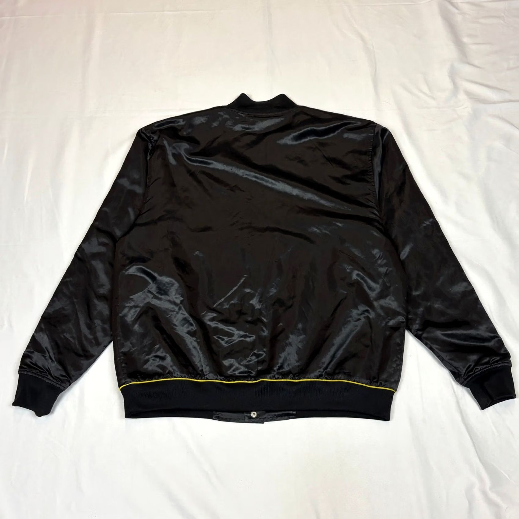 Adidas Adidas Def Jam Records Bomber Jacket Men's Large Satin Stadium Black Size US L / EU 52-54 / 3 - 3 Thumbnail