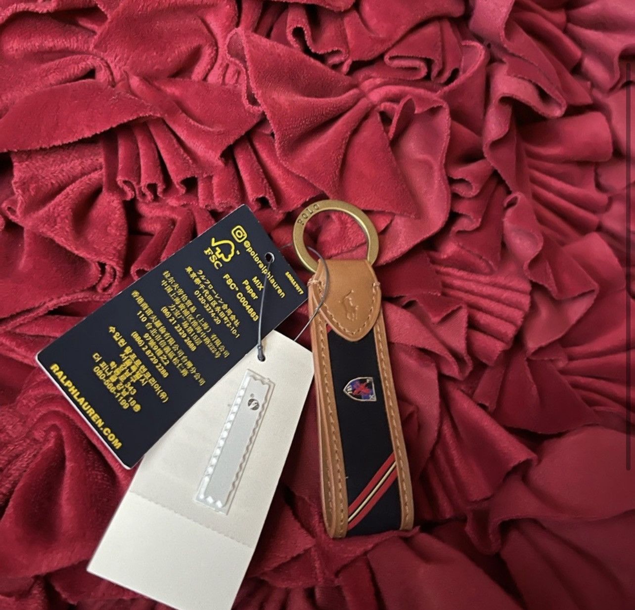 Polo Ralph Lauren NWT Polo Ralph Lauren Leather Pony Key Chain Ring NWT Size ONE SIZE - 2 Thumbnail