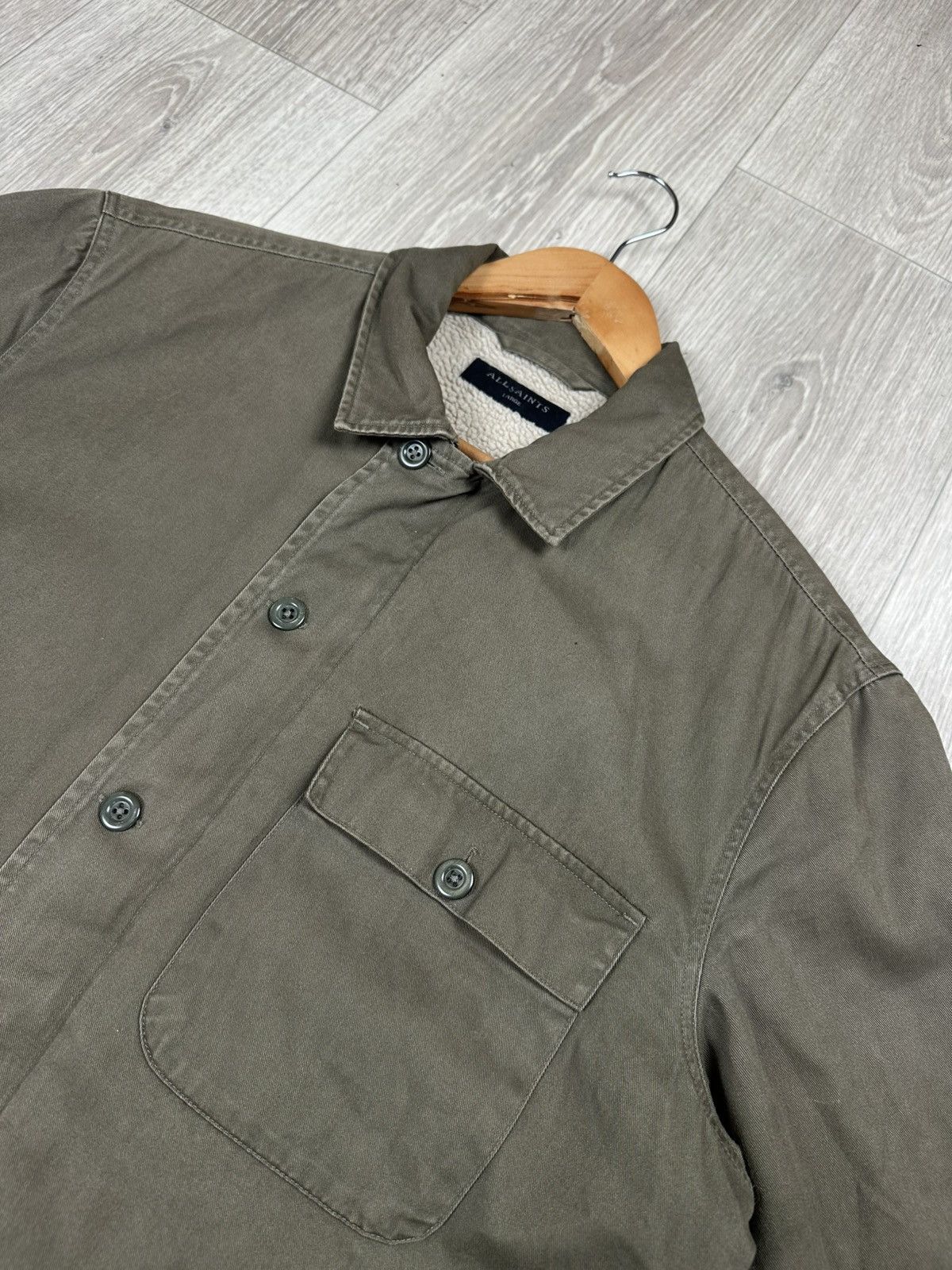 Allsaints ALLSAINTS Deck Shirt Military Work Jacket Men's Size L Size US L / EU 52-54 / 3 - 6 Thumbnail