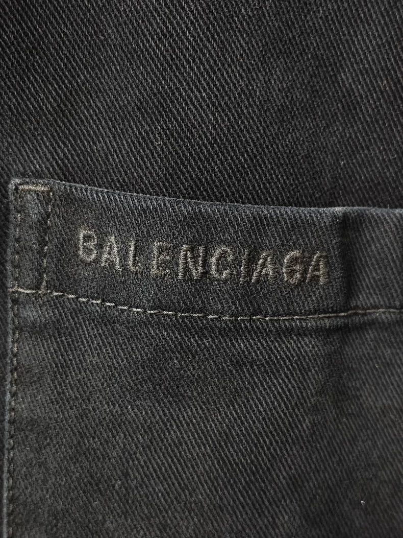 Balenciaga Balenciaga SS23 Embroidered logo Thick Long Sleeve Shirt Ja Size US XS / EU 42 / 0 - 3 Thumbnail