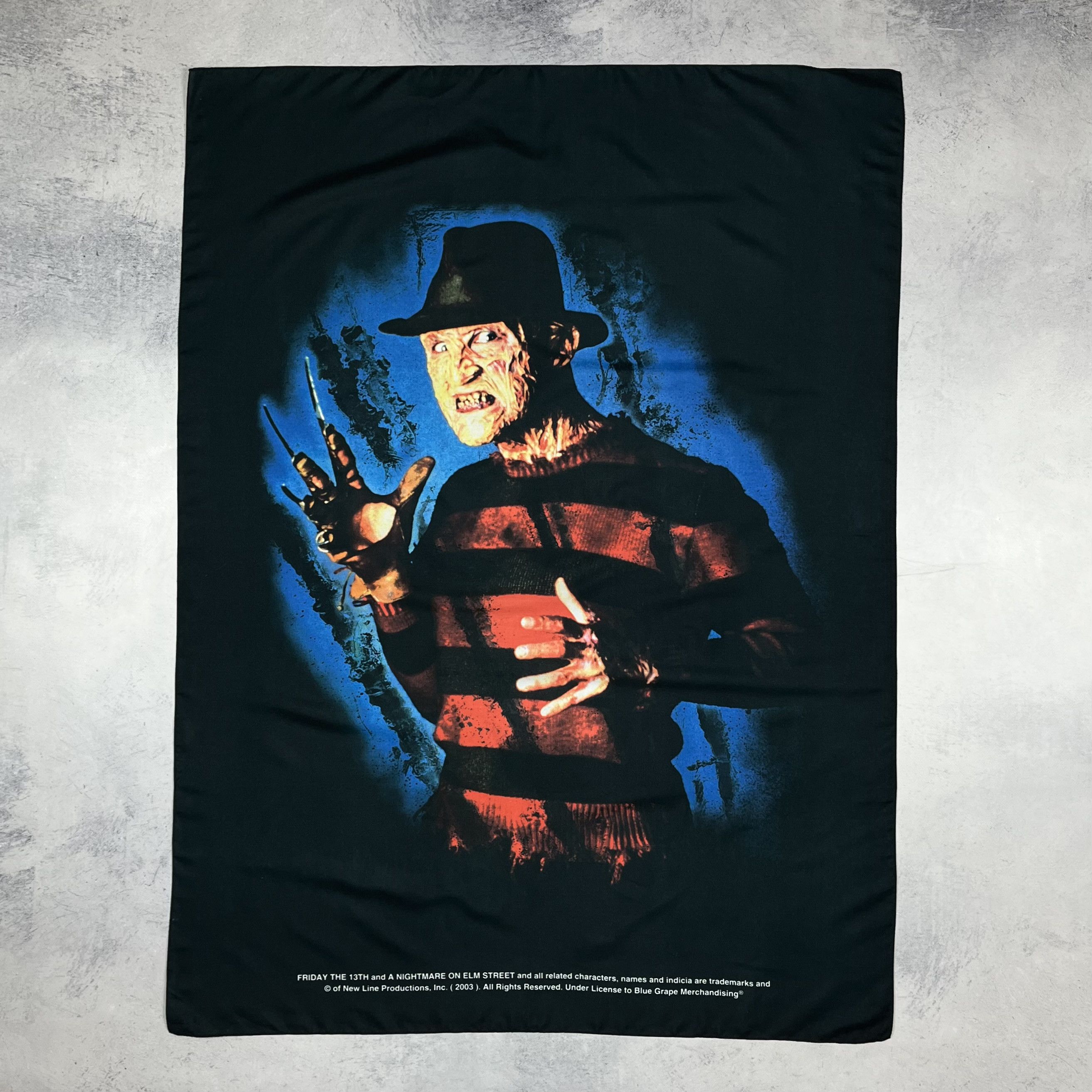 Expert Horror Vintage A Nightmare On Elm Street Flag Tapestry Poster 2003 Size ONE SIZE - 1 Thumbnail