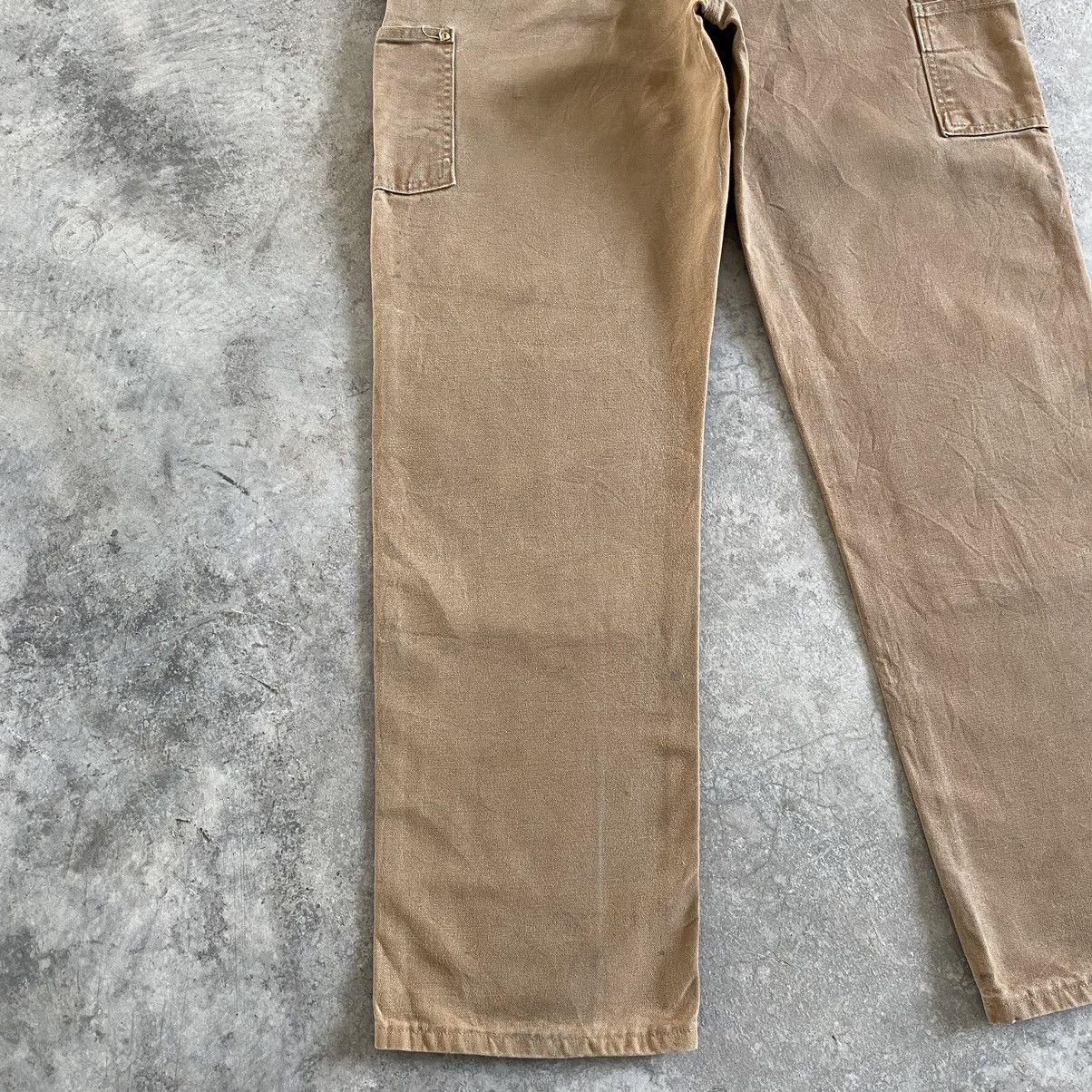Carhartt VTG Carhartt Double Knee Faded Dirty Carpenter Work Pants Size US 35 - 15 Thumbnail