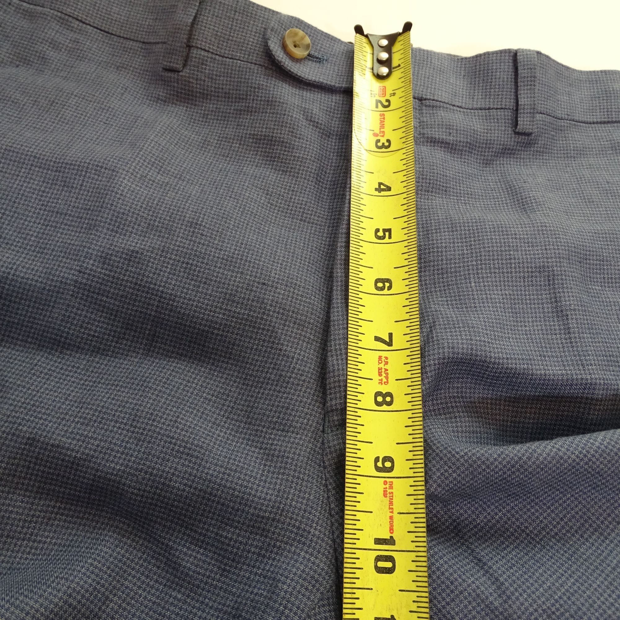 Indochino Indochino Slim Blue Micro Check Pants Men Size 38 x 26 Size US 38 / EU 54 - 10 Thumbnail