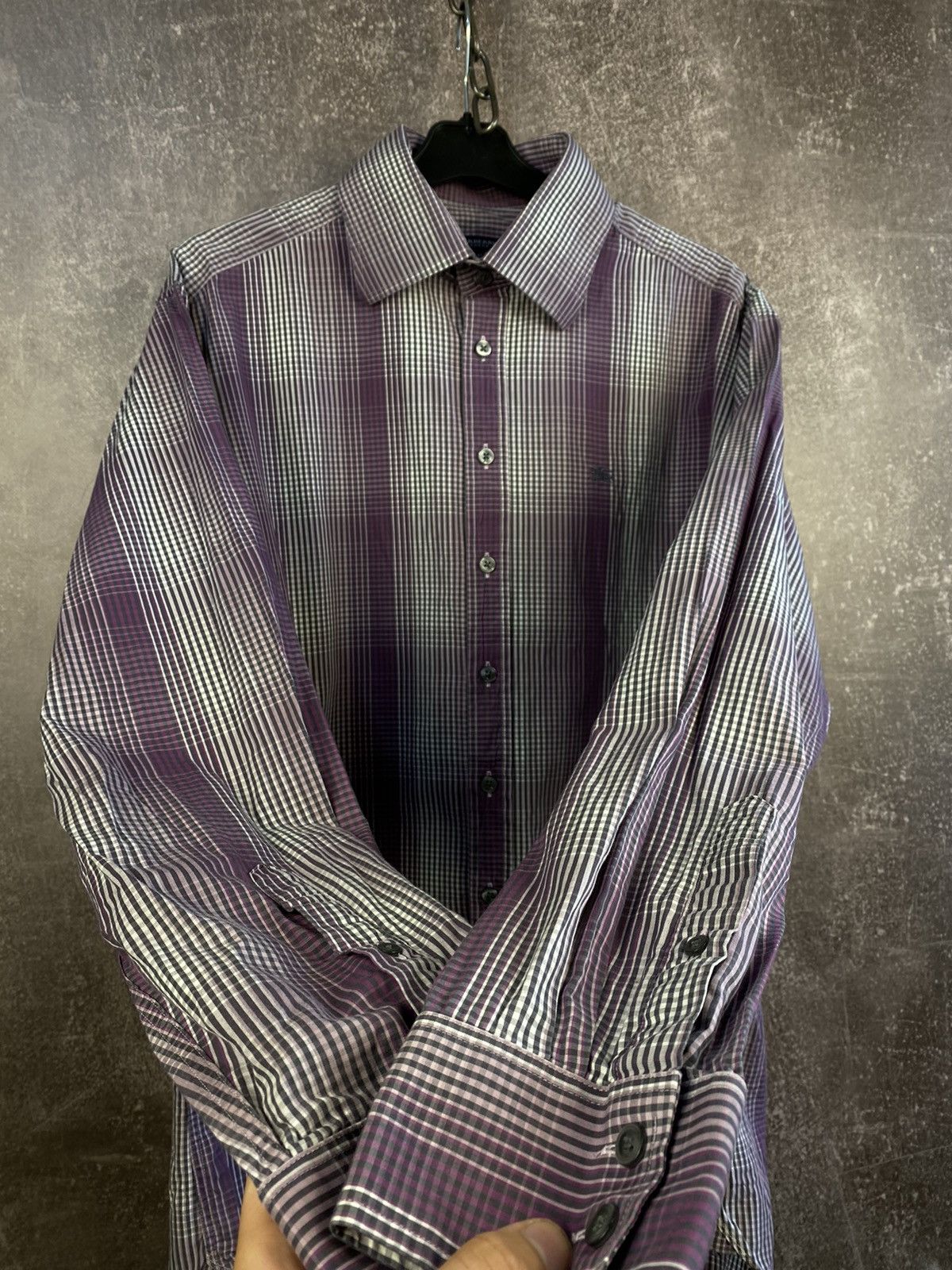 Burberry Burberry shirt button ups luxury streetwear hype quilt Size US L / EU 52-54 / 3 - 4 Thumbnail