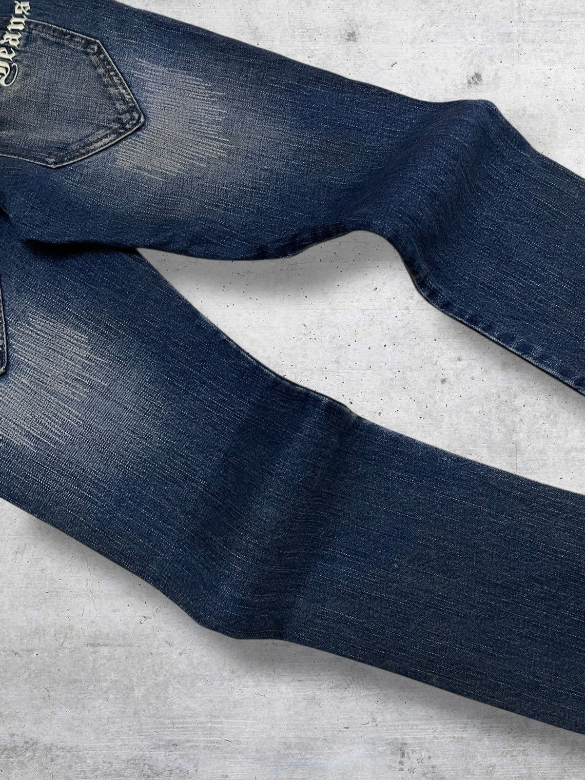 Hysteric Glamour VINTAGE COOK 90S JAPAN DESIGNER SCAB DISTRESSING OG DENIM Size US 26 / EU 42 - 11 Thumbnail