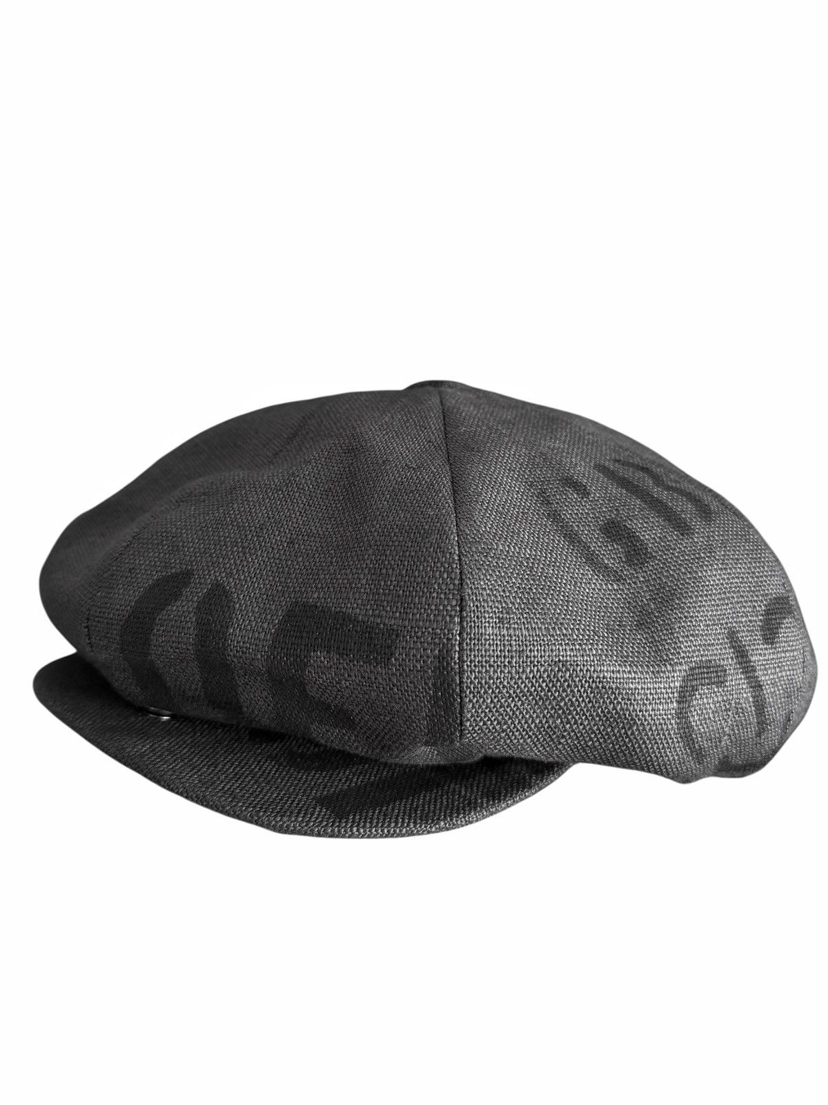 Christopher Nemeth Post Office Stencil Linen Canvas Cap Beret Size ONE SIZE - 1 Thumbnail